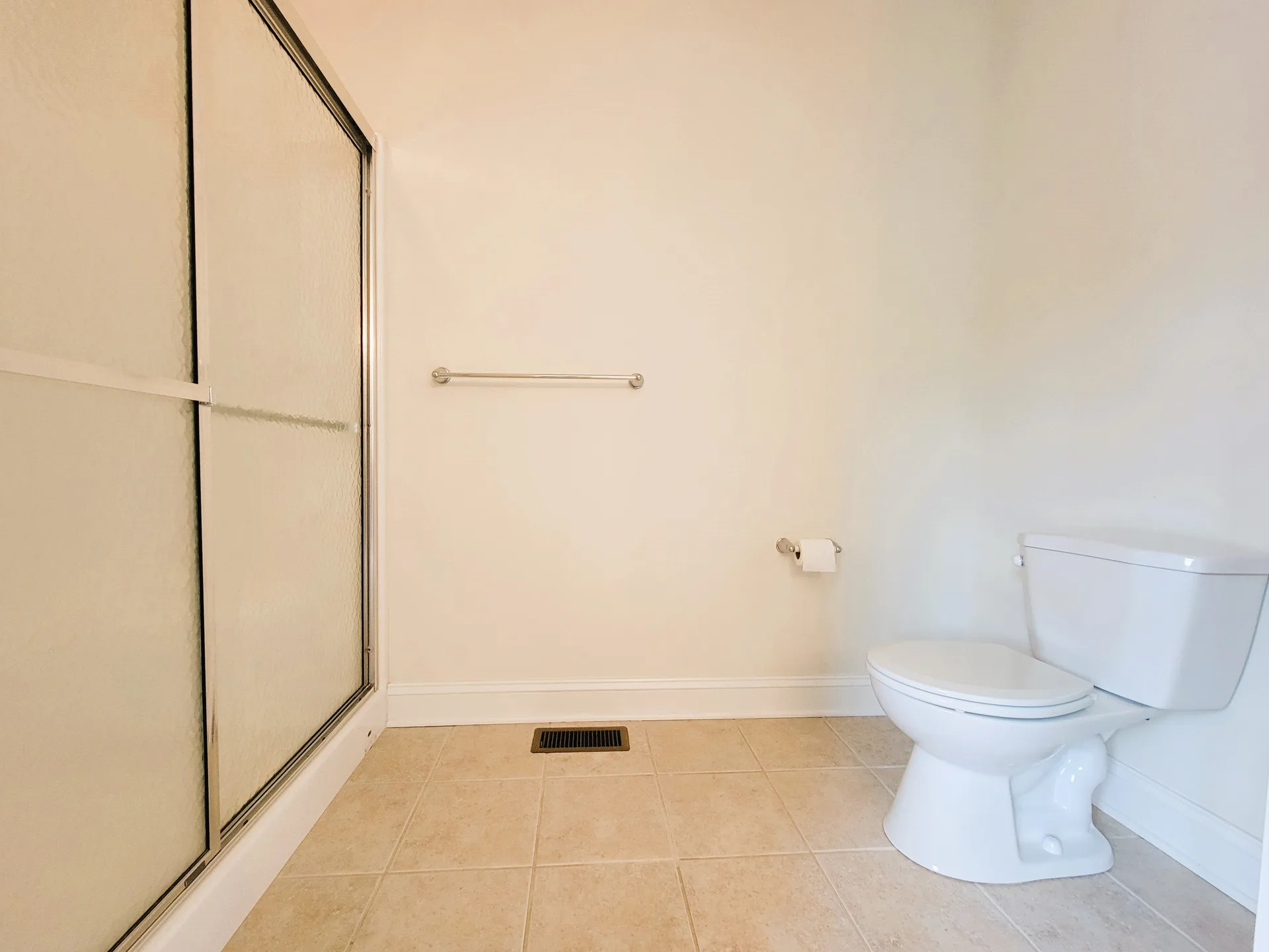 Bathroom with shower and toilet