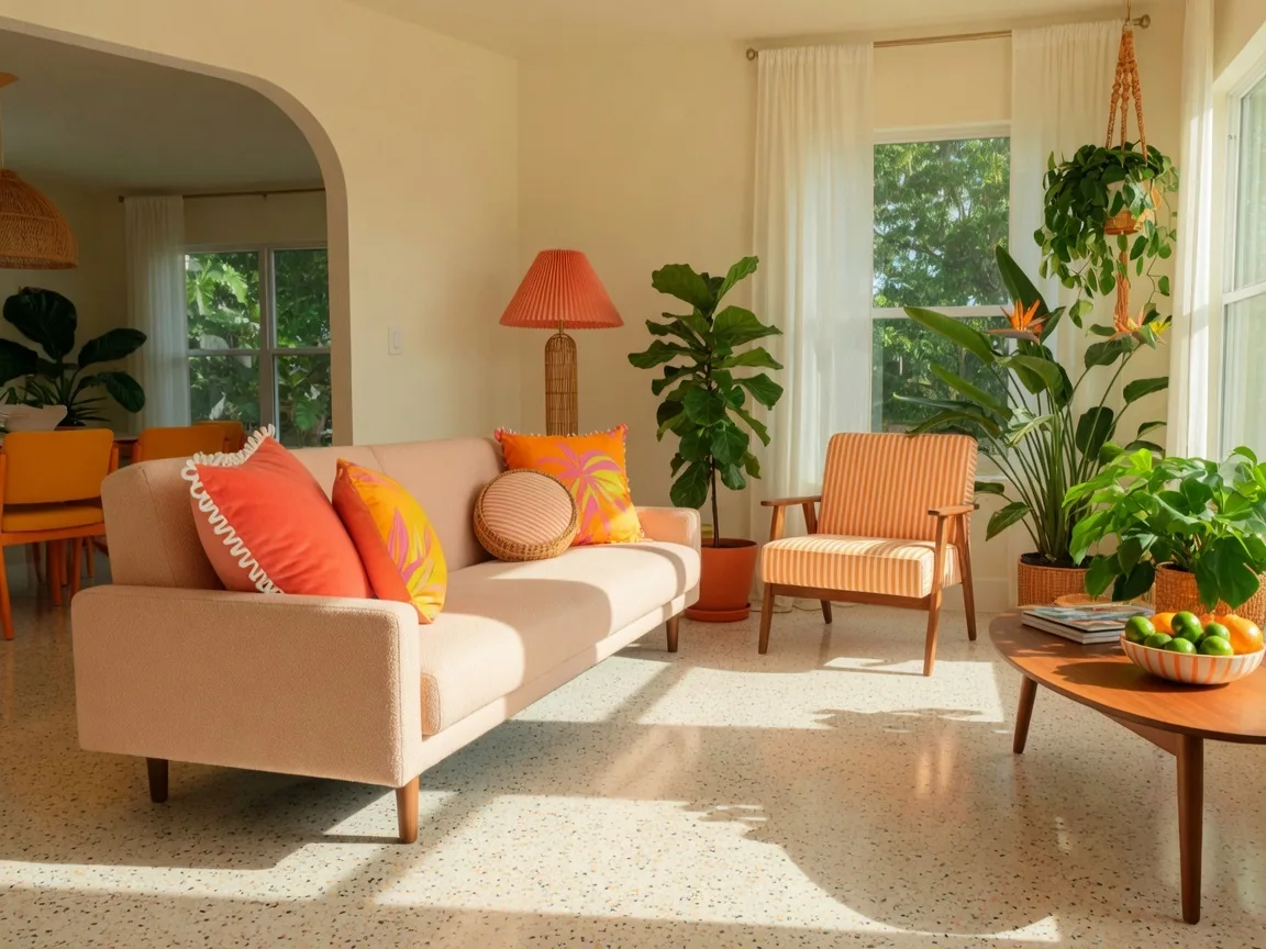 Bright Florida home interior