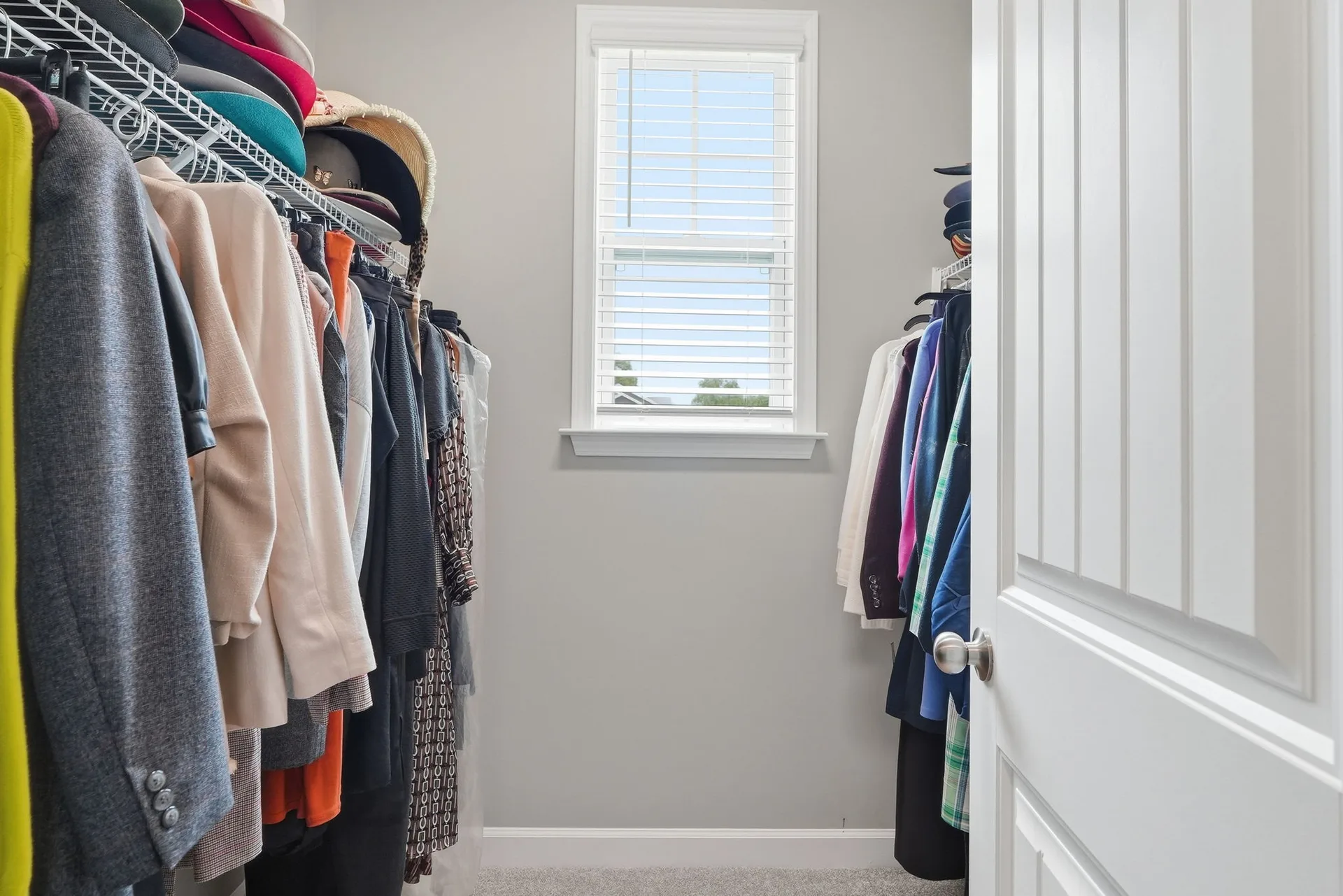 Second walk-in closet with window