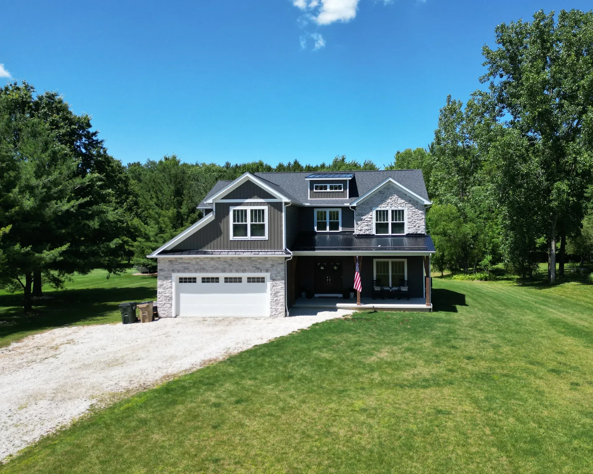 Exterior of 4553 Sharon Copley Road, Medina