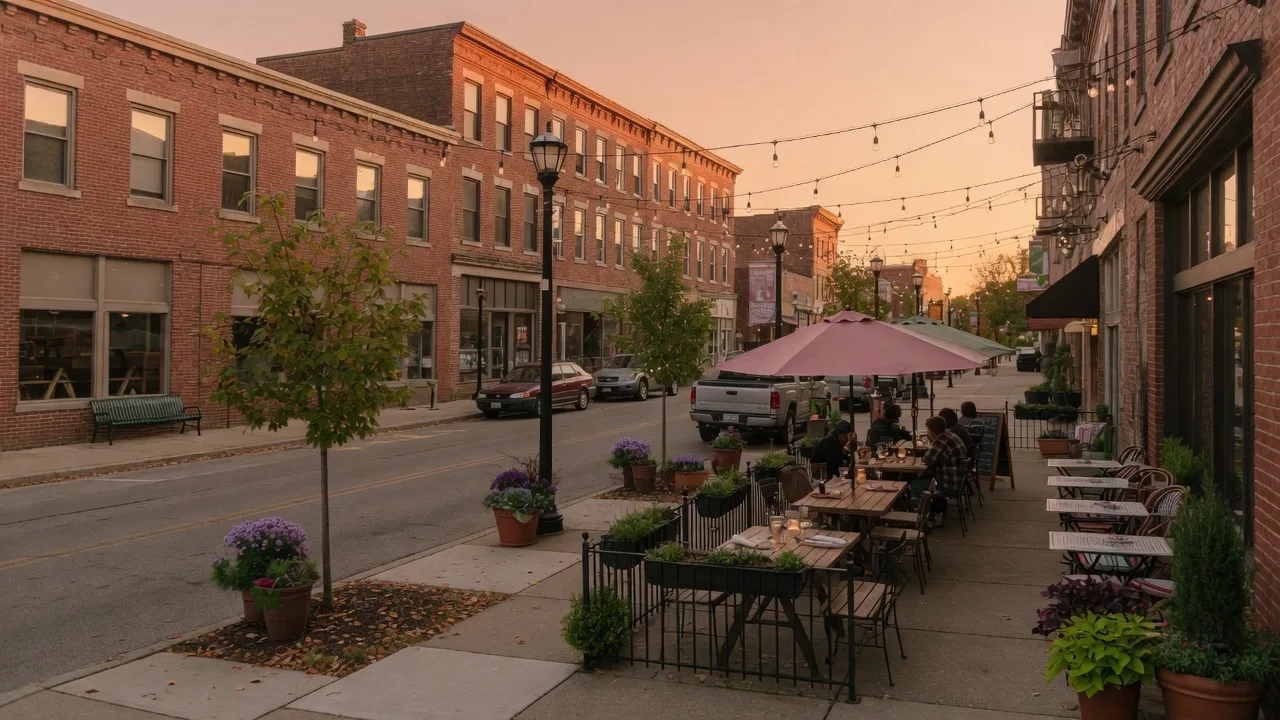 Kent neighborhood in Northeast Ohio