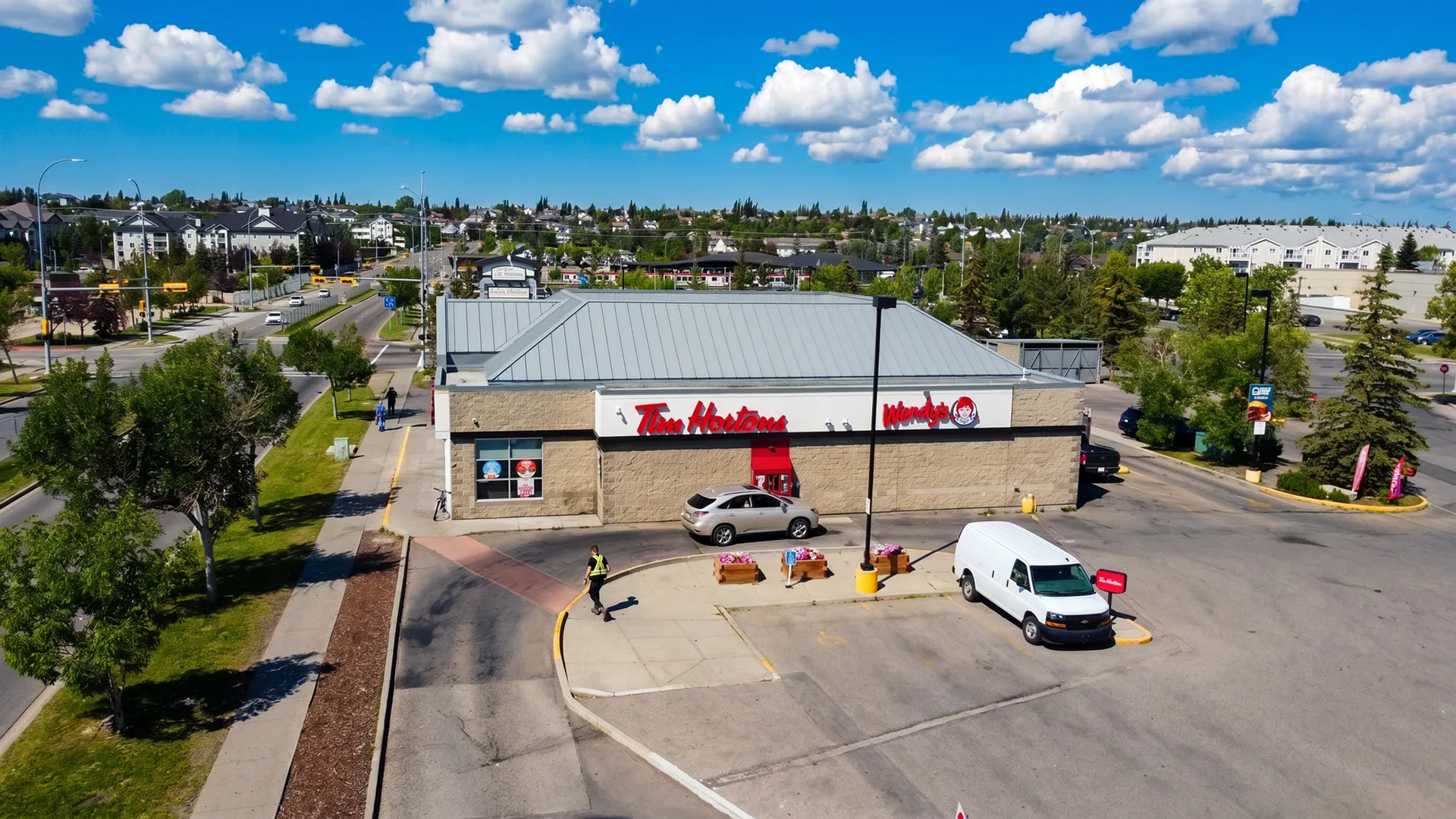 Nearby Tim Hortons and Wendy's in Shawnessy