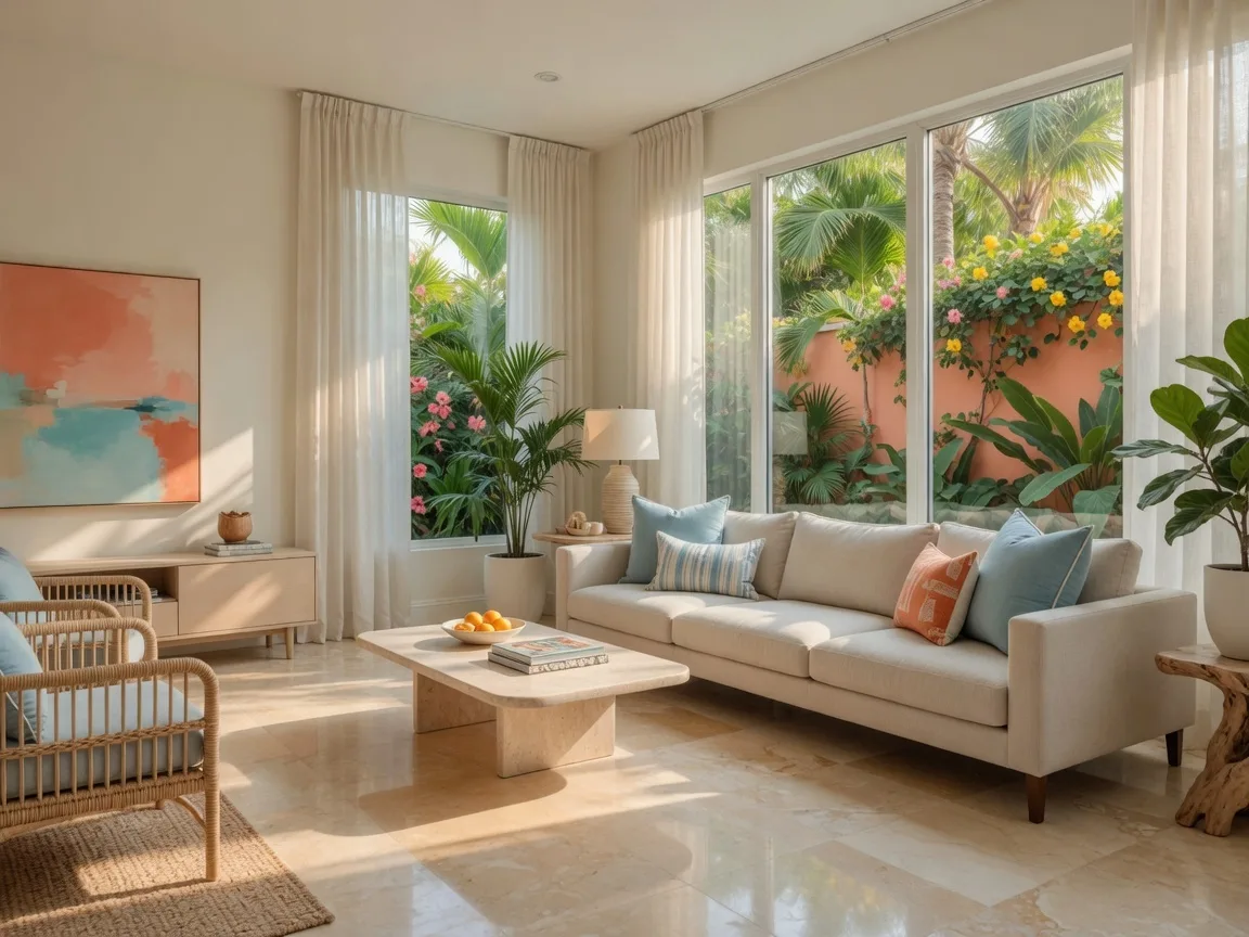 Interior of a beautiful Florida home