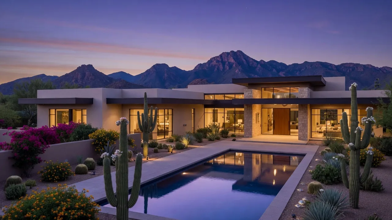 Luxury home interior in Scottsdale Arizona