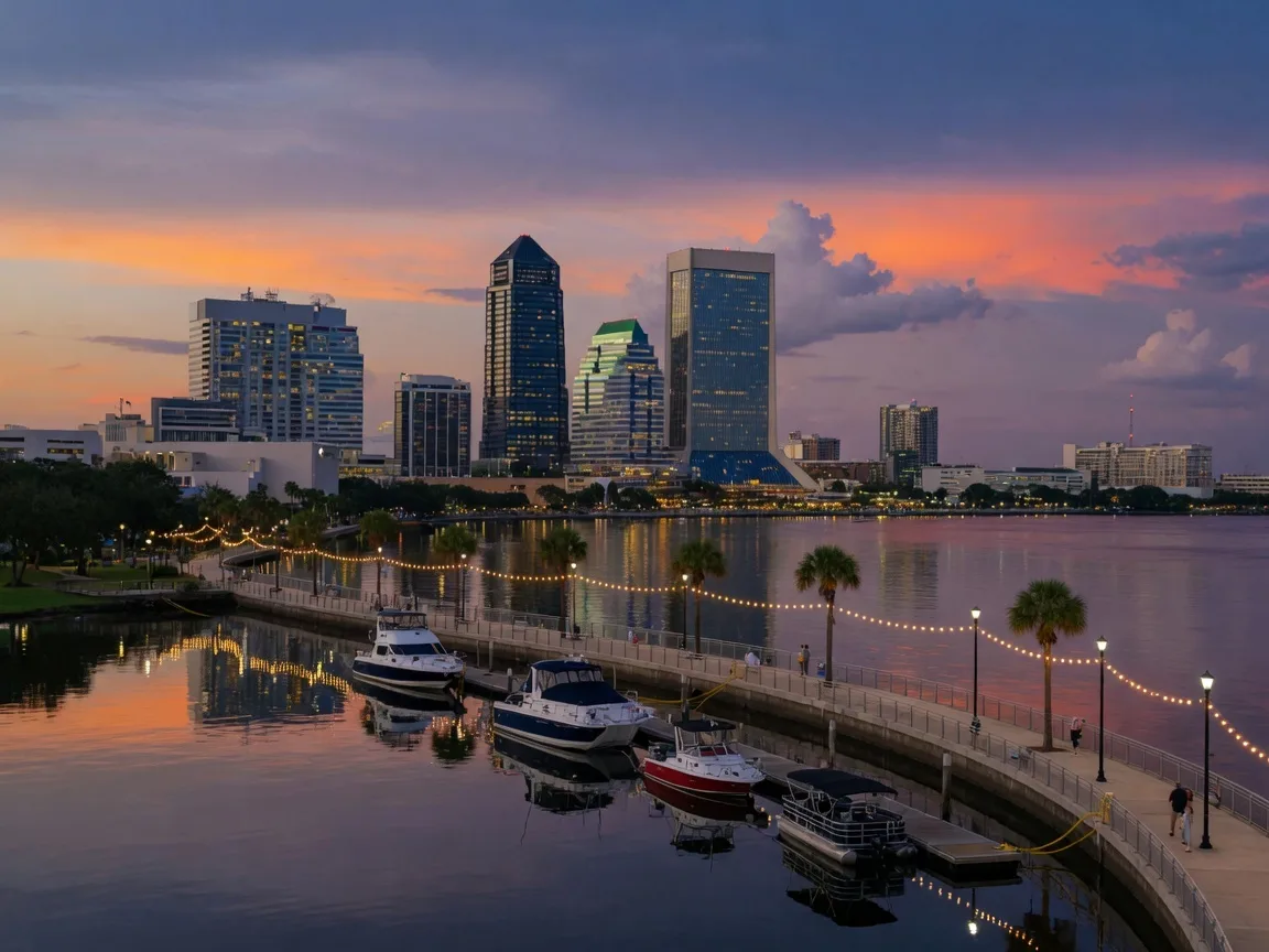 Jacksonville Metro Florida landscape