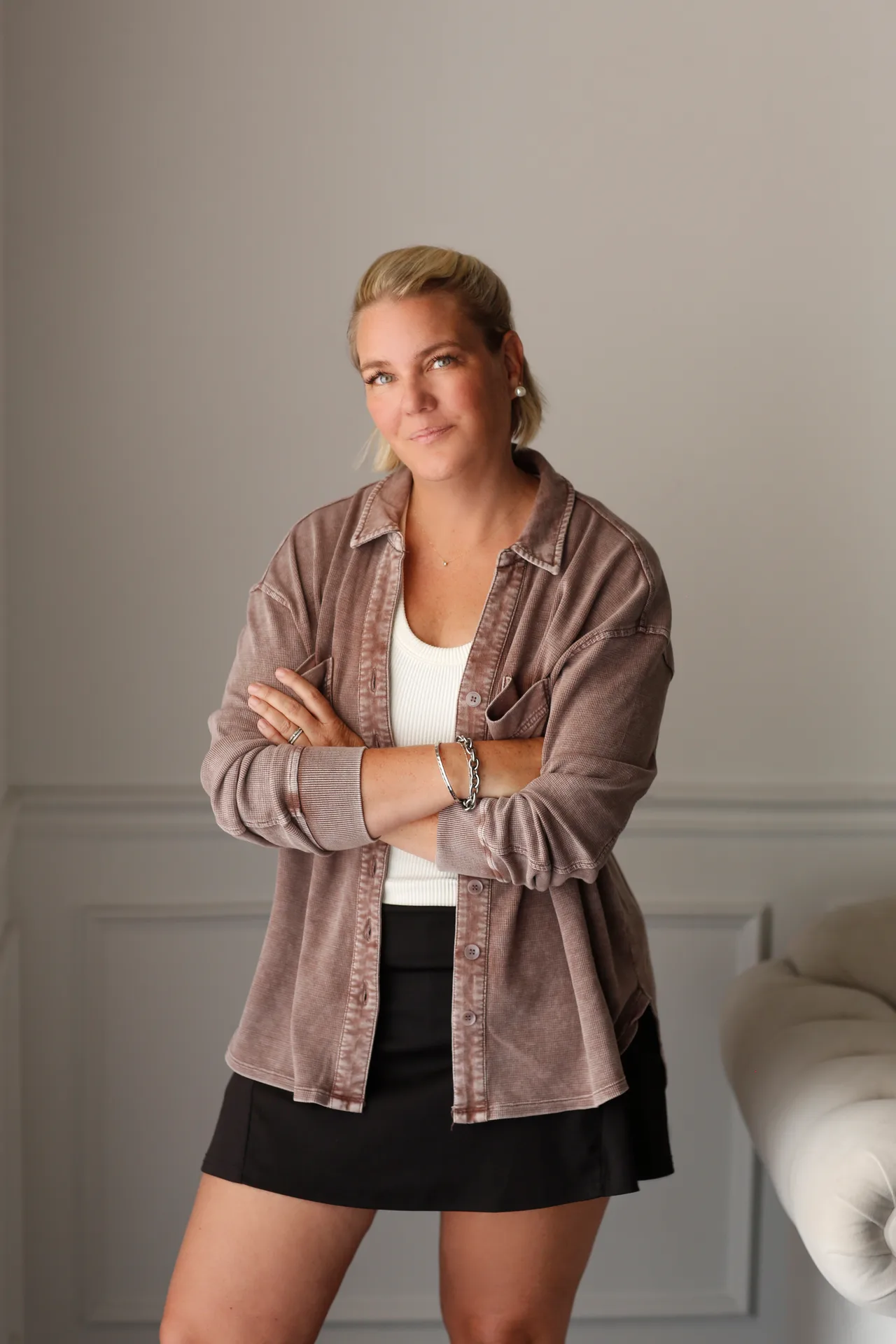Rebecca, co-host and co-founder of GasLit and Gorgeous