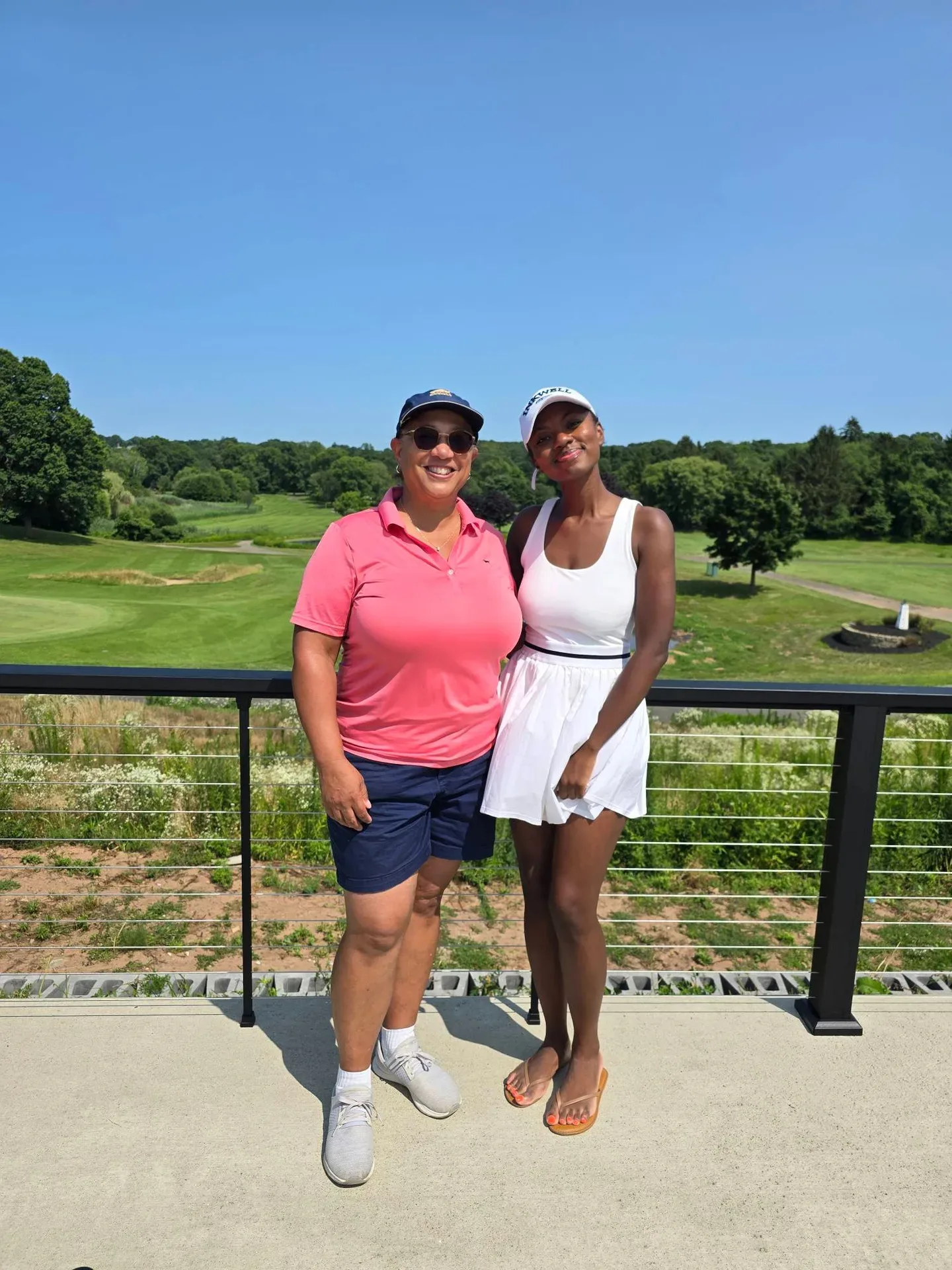 Enjoying the views at the 82nd Annual Knickerbocker Golf Club Scholarship Tournament