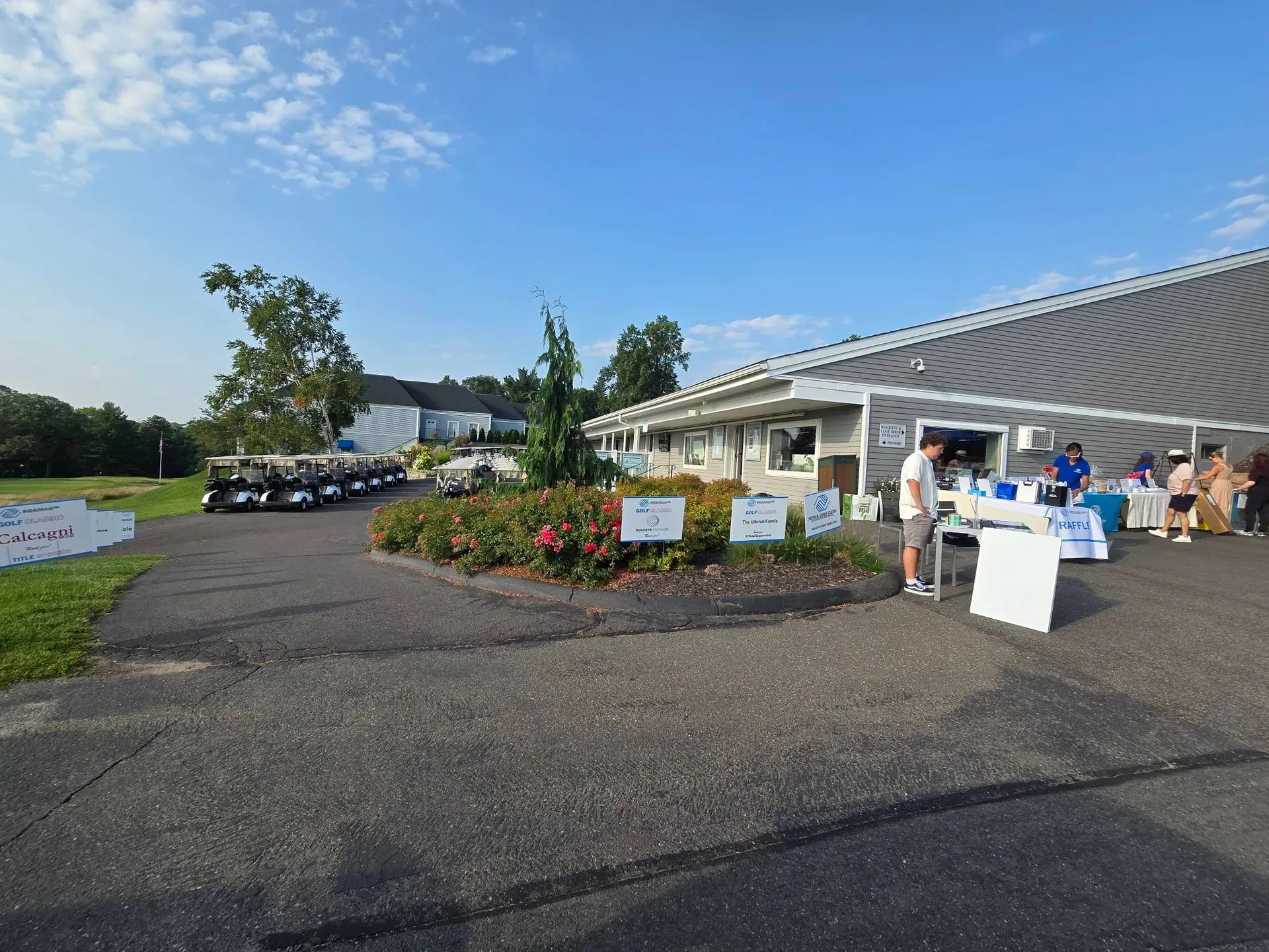 The Wallingford Country Club hosted the reception and awards ceremony for the Calcagni Golf Classic