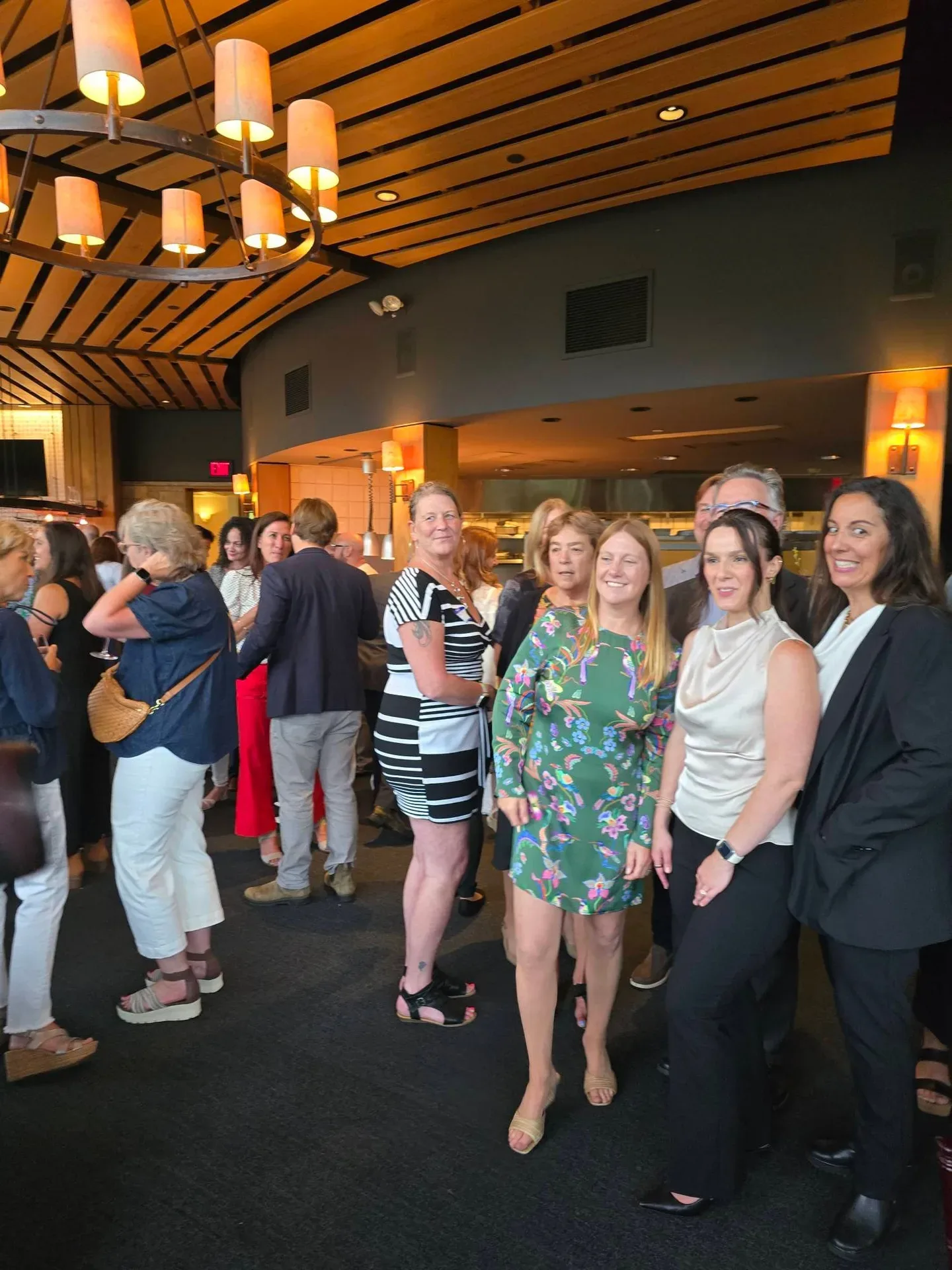 Fellow agents connect during the networking portion of the event