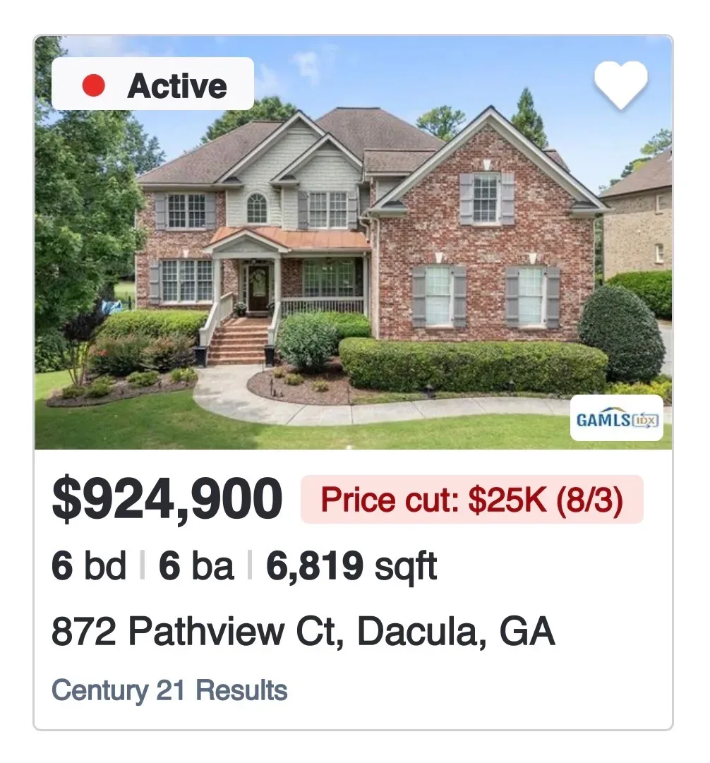 Apalachee Farms golf course community in Dacula Georgia
