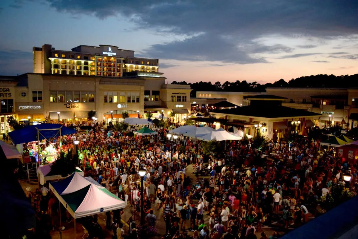 Outdoor community event in the Raleigh Triangle area