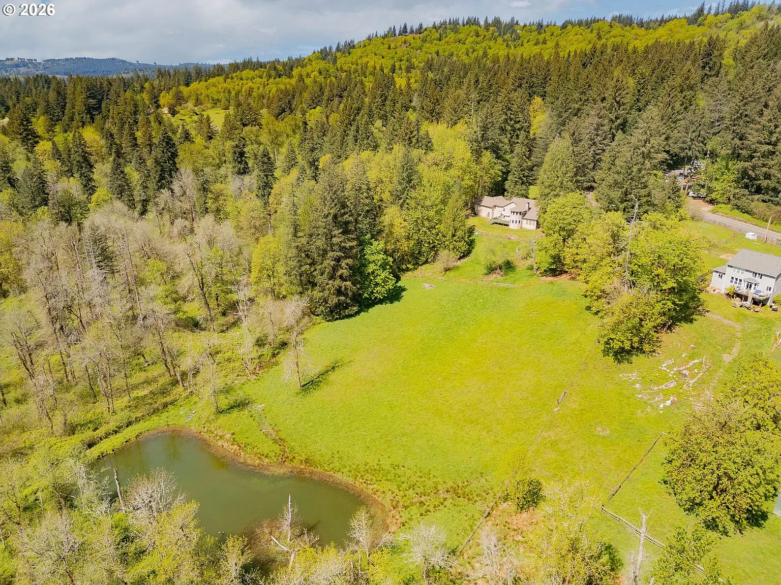 The grounds from above