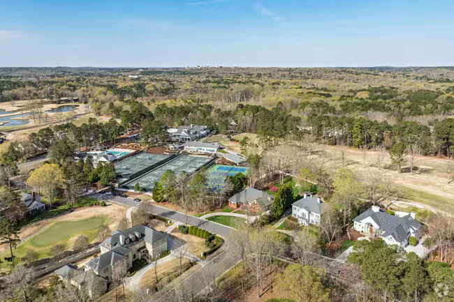 The Oaks Chapel Hill Country Club Aerial View