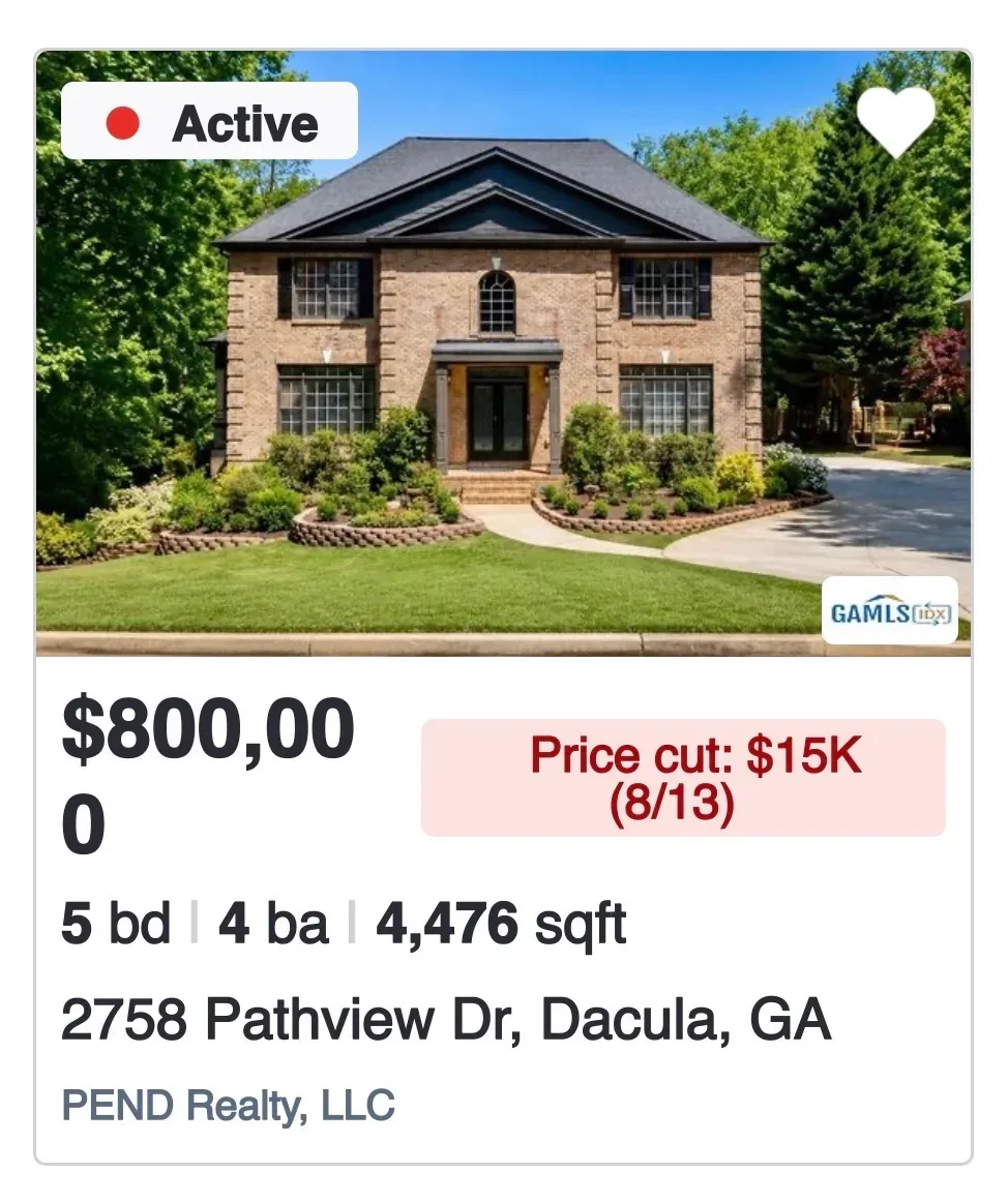 Apalachee Farms golf course community in Dacula Georgia