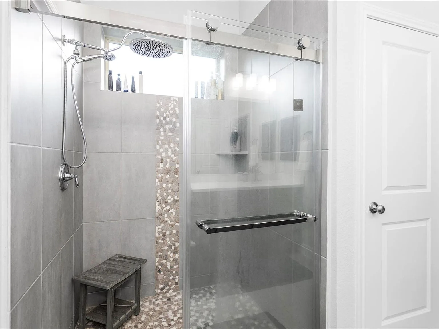 Primary bathroom walk-in shower