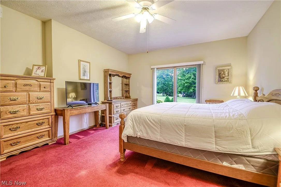 First-floor primary bedroom suite