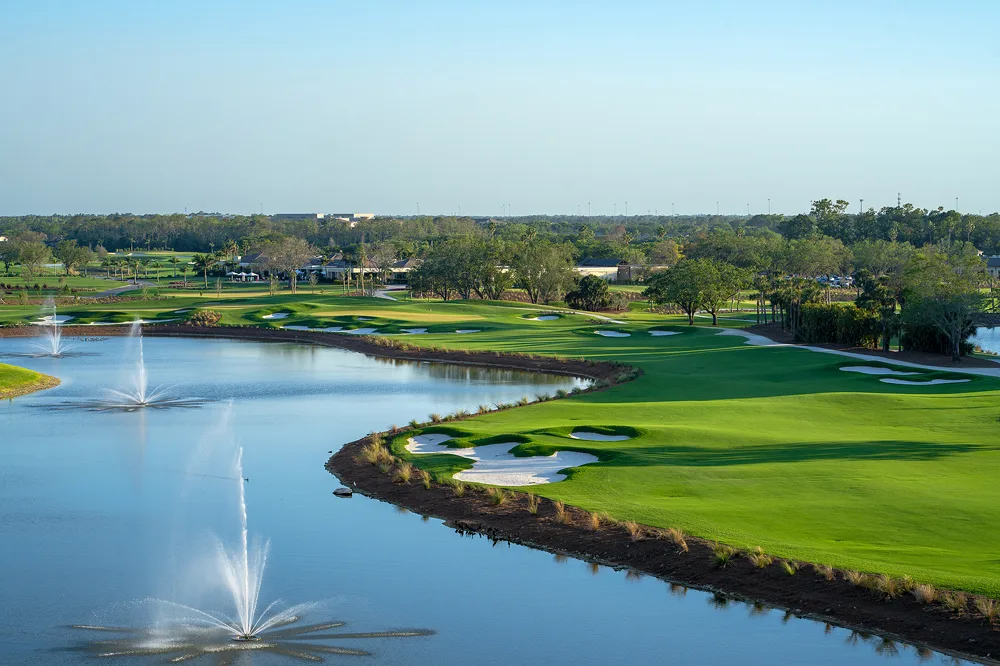 The Vineyards Country Club North Course aerial view Naples Florida
