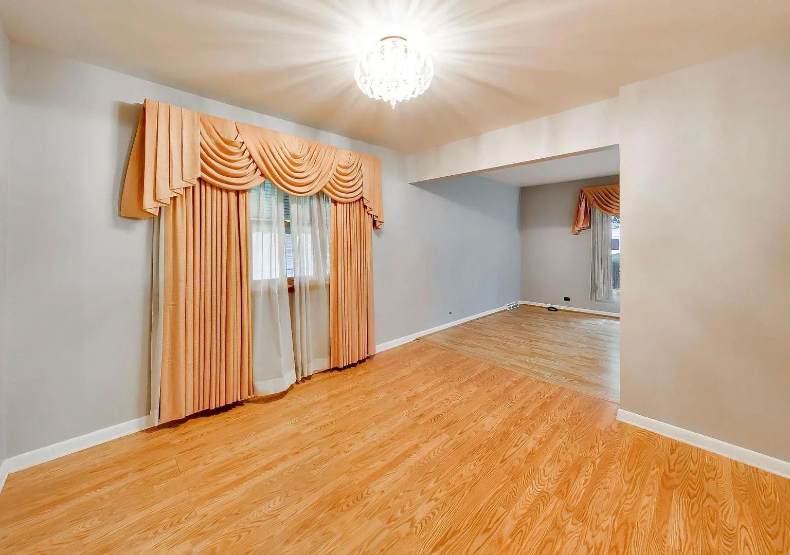 Living room with open-plan layout