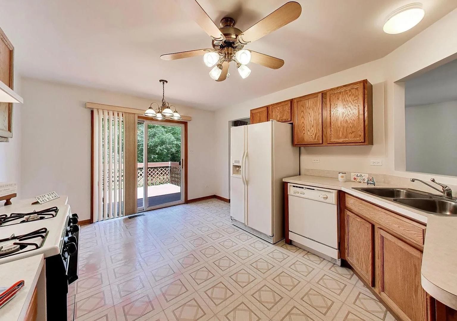 Eat-in kitchen at 231 Hillcrest Lane