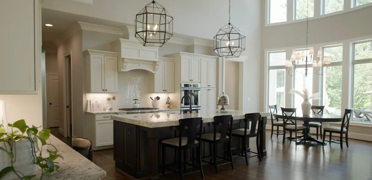 Modern high-end kitchen in a Triangle home listed with full-service professional photography