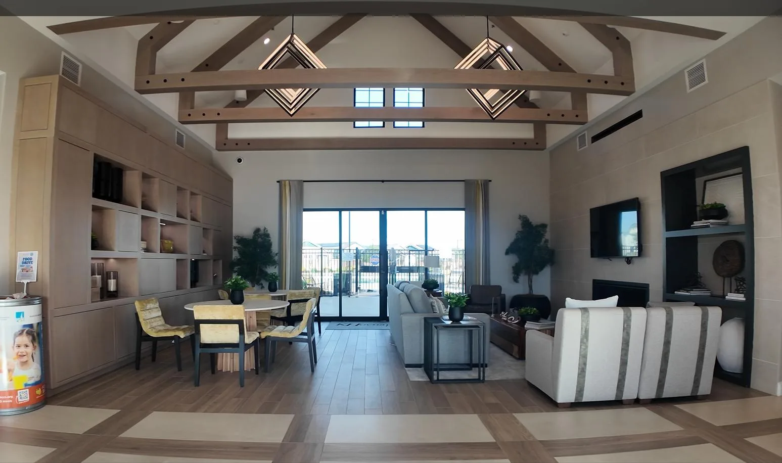 The clubhouse living room at Four Seasons at The Ranch in eastern Rancho Cordova, California