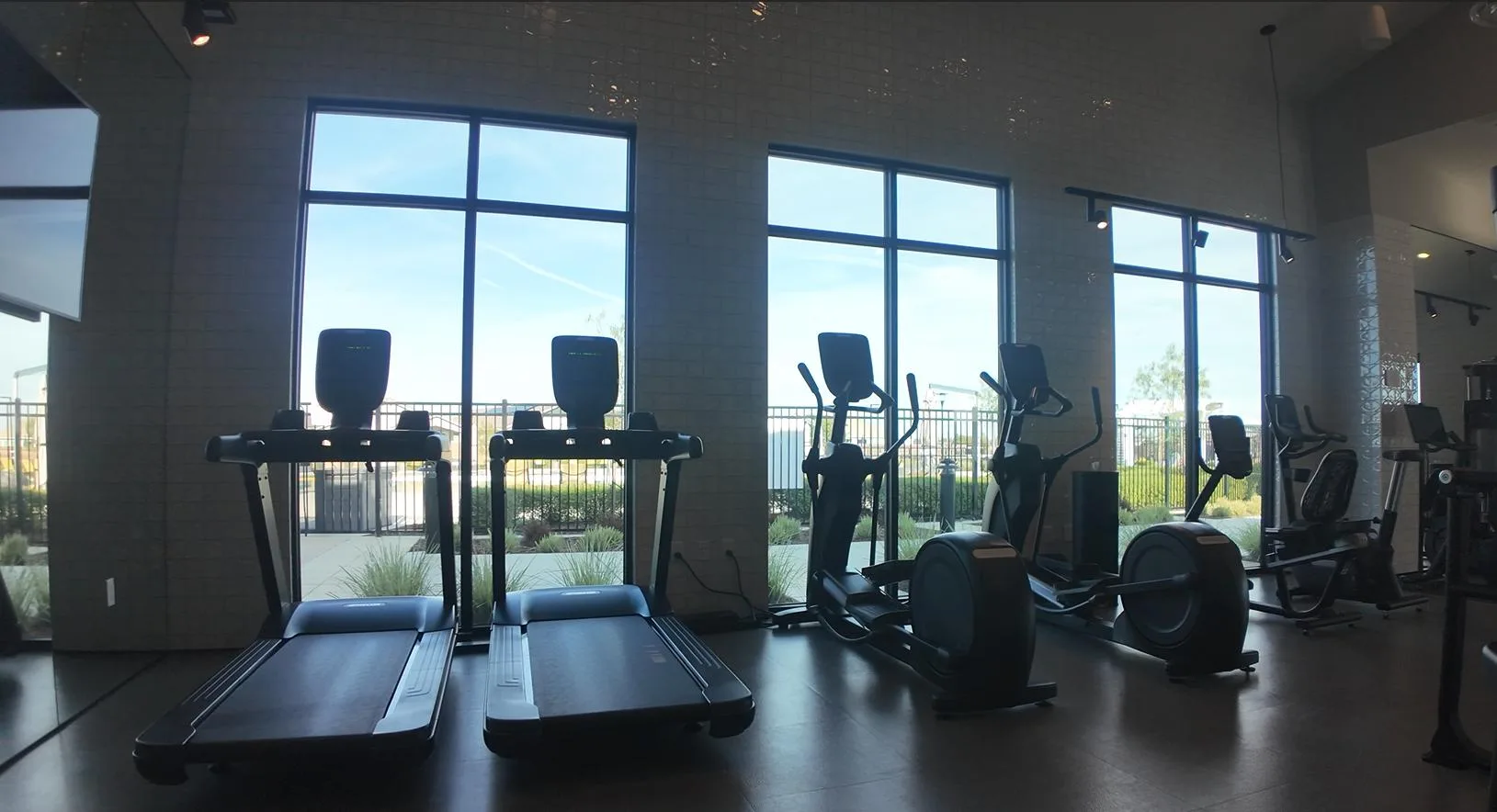 Modern fitness center inside a Northern California 55+ community