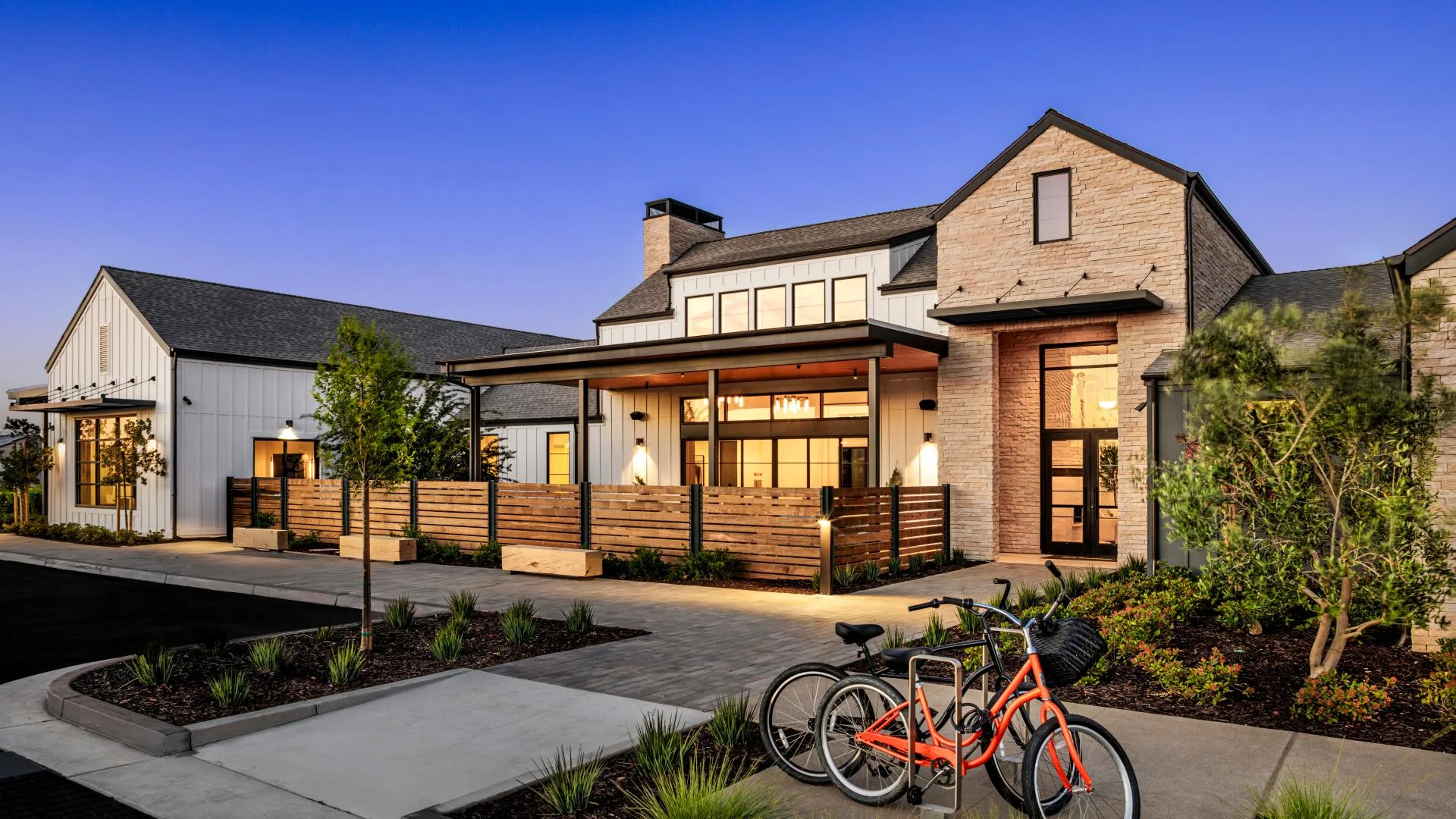 The Lake House exterior at Regency at Tracy Lakes, the 55+ active-adult community in Tracy, California