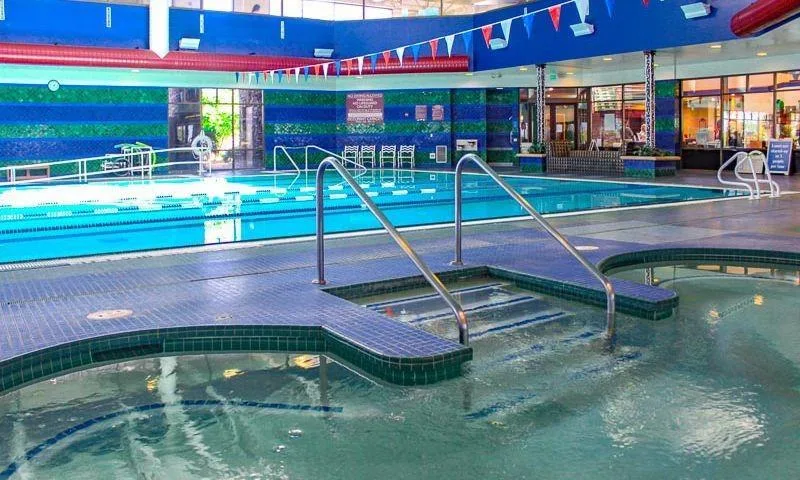 The year-round indoor pool at Sun City Lincoln Hills in Lincoln, California