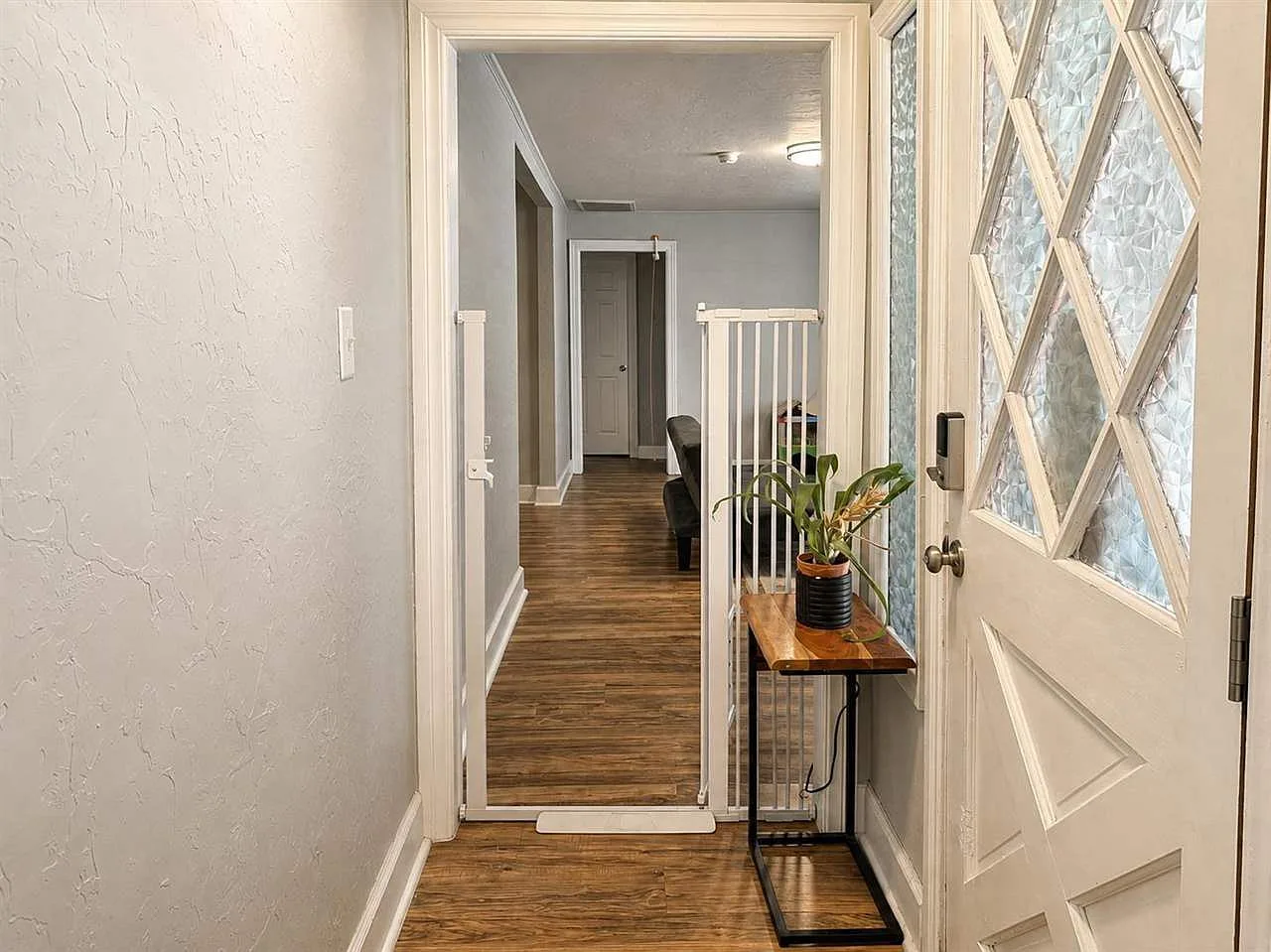 View from the front entryway into the home