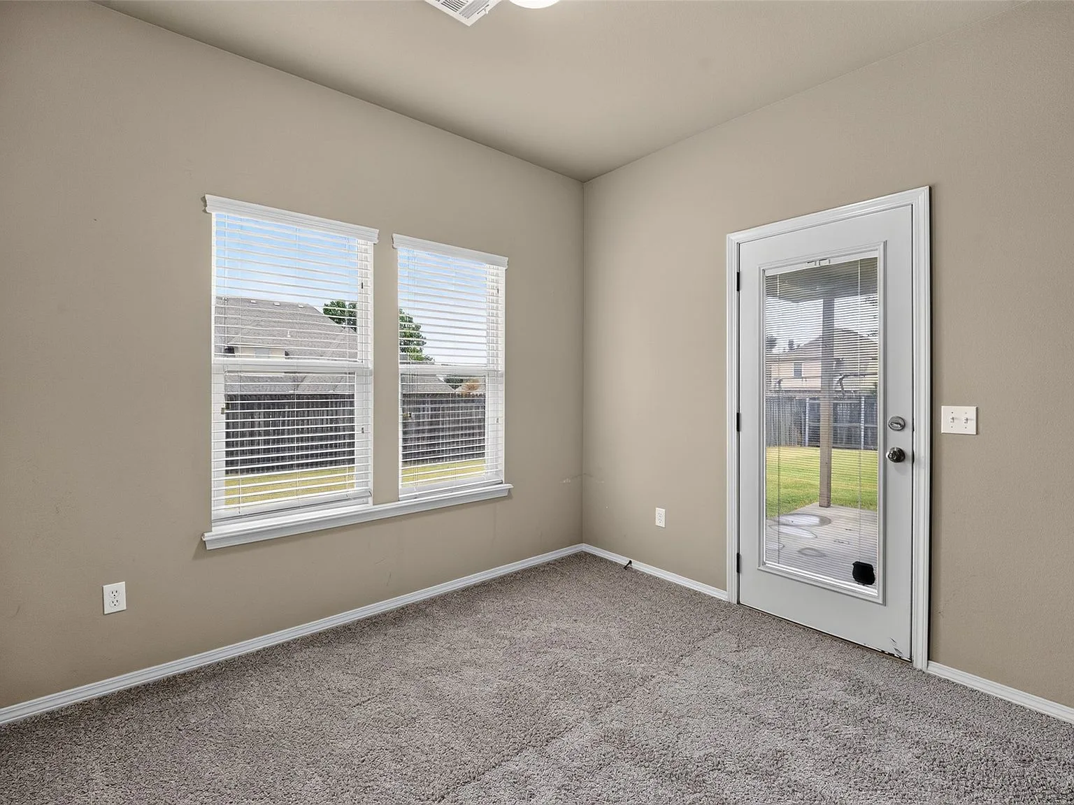 Ground-floor bedroom with patio access