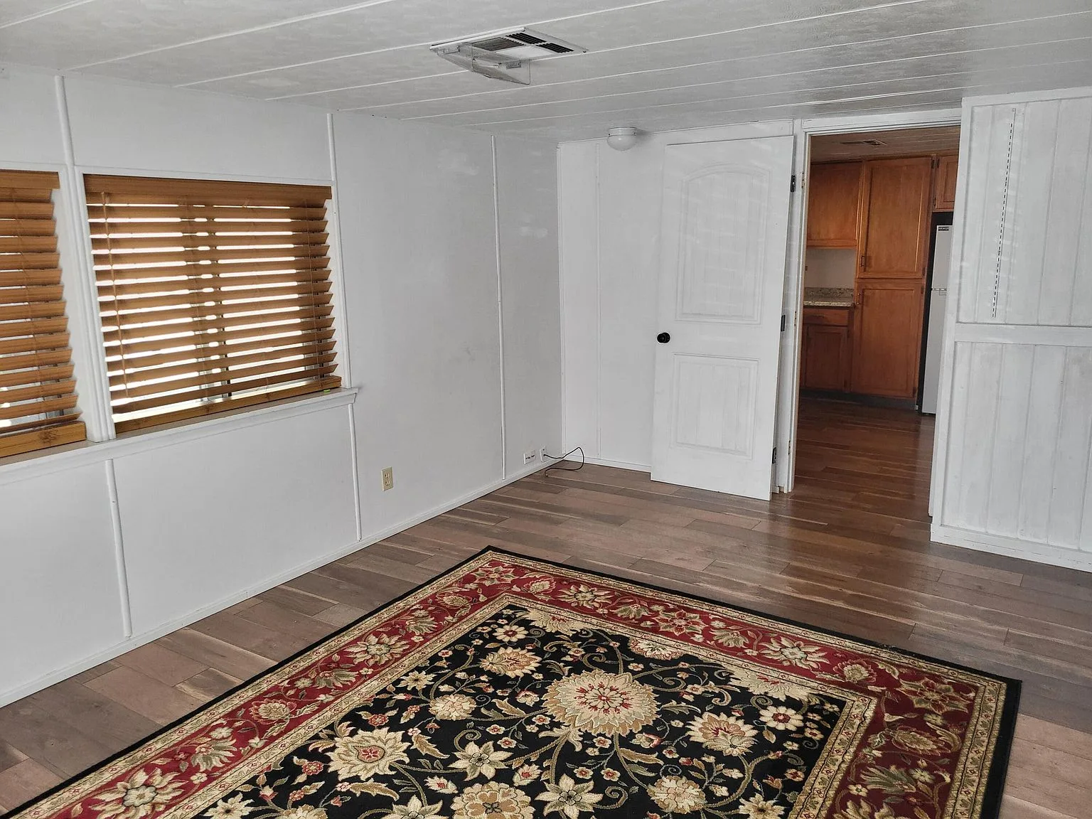 Living room toward the kitchen