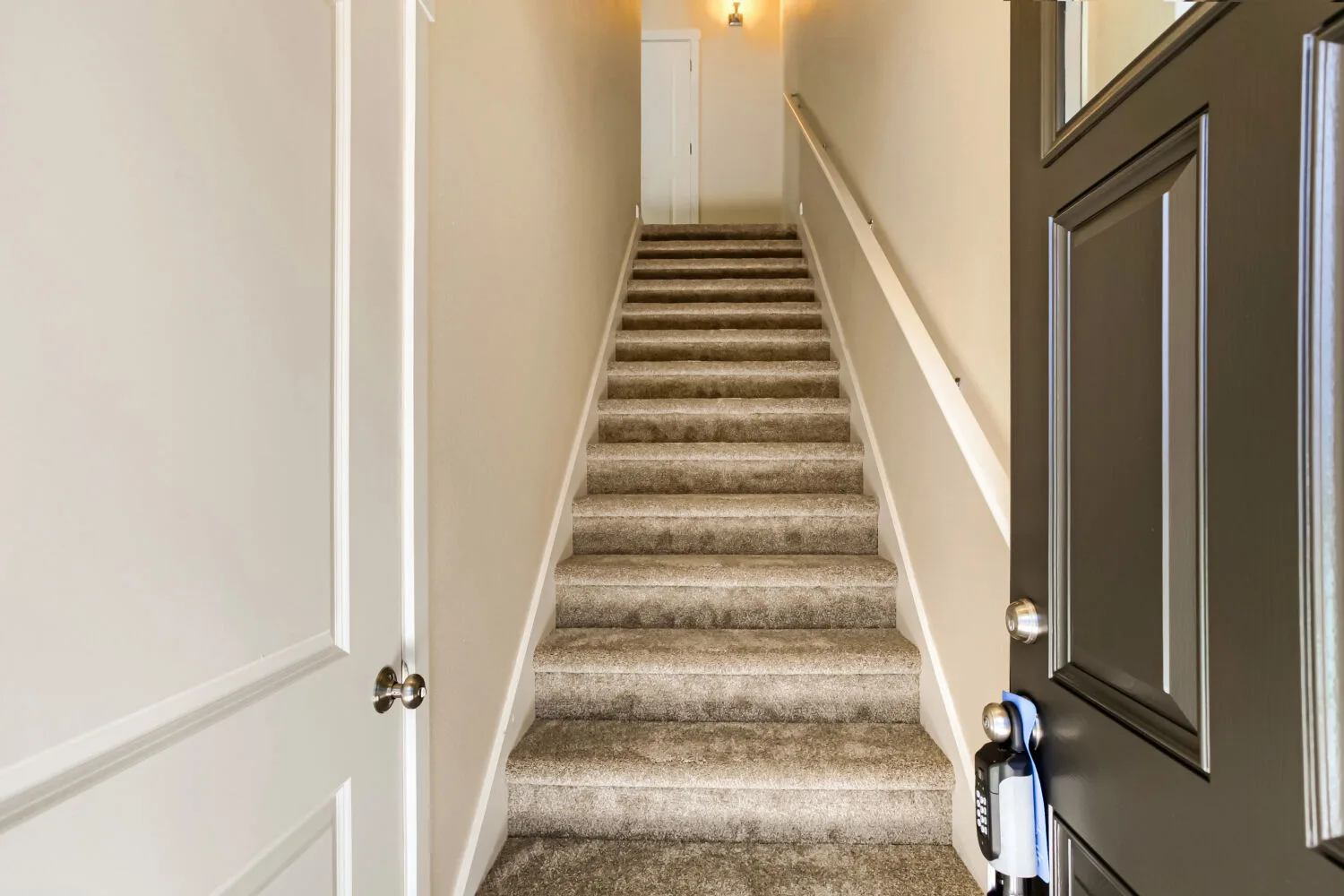 Staircase entryway view at athe townhouse at 22862 SW Forest Creek Dr #203, Sherwood, OR