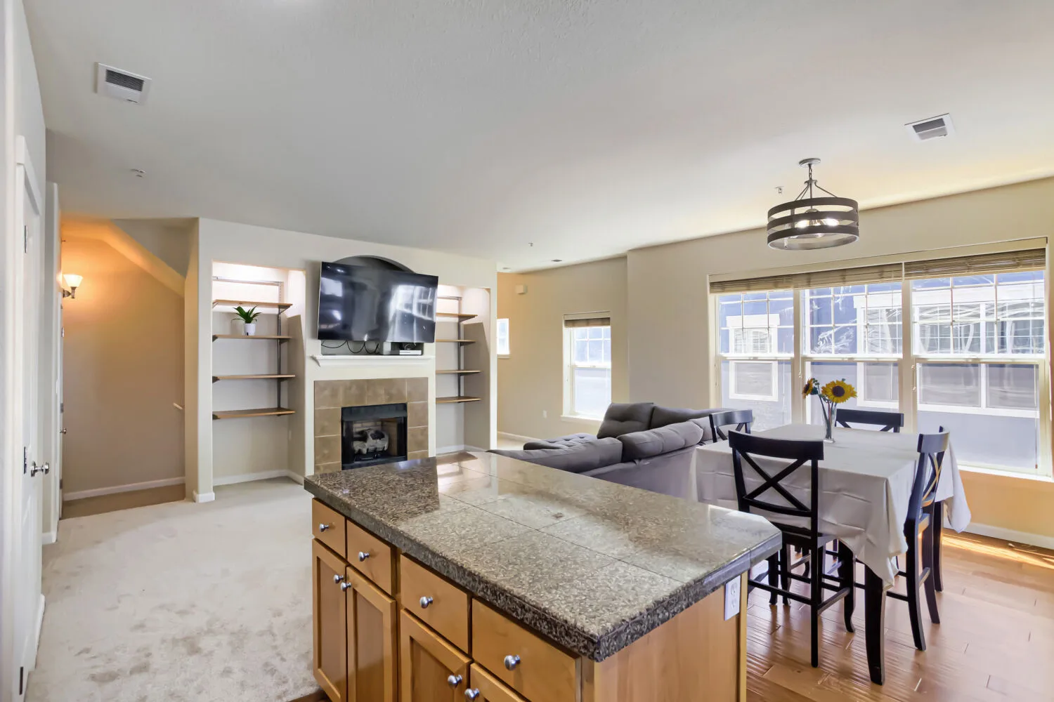Open-concept living area at athe townhouse at 22862 SW Forest Creek Dr #203, Sherwood, OR