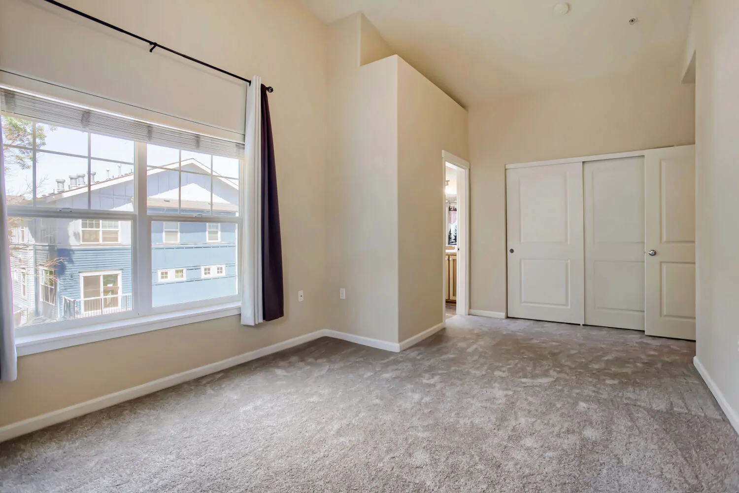 Vacant neutral bedroom at athe townhouse at 22862 SW Forest Creek Dr #203, Sherwood, OR