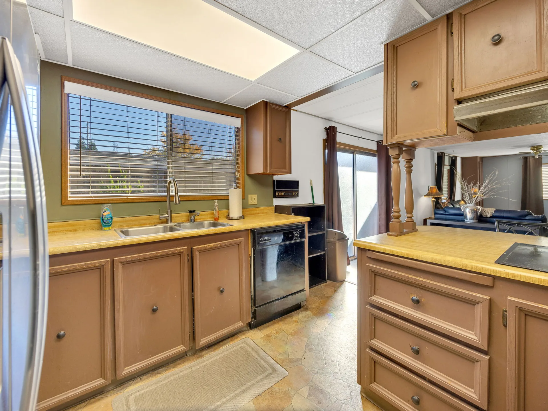 Kitchen cabinetry view at 21100 NE Sandy Blvd #62, Fairview, OR