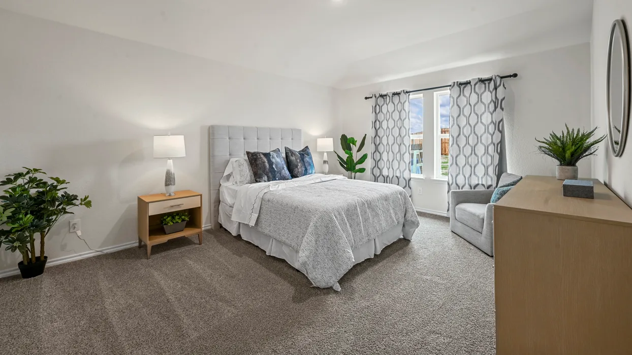 Primary bedroom in Forestbrook Estates new construction home