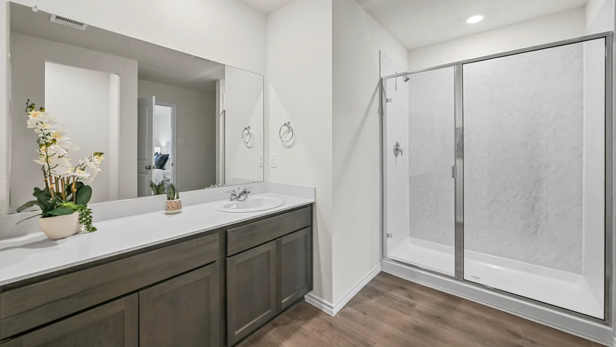 Bathroom in a Forestbrook Estates new construction home in Paris Texas