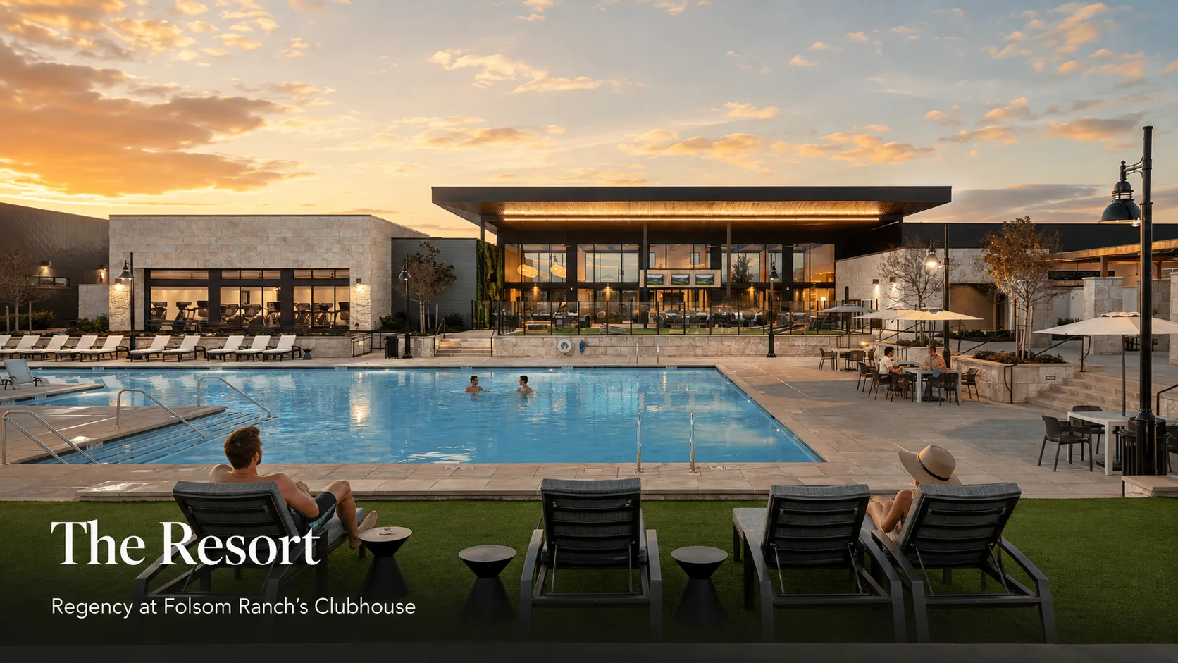 Resort-style pool at Regency at Folsom Ranch in Folsom, California, one of the community amenities that shape buyer interest