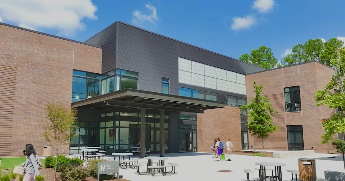 Durham Academy campus entrance in Durham