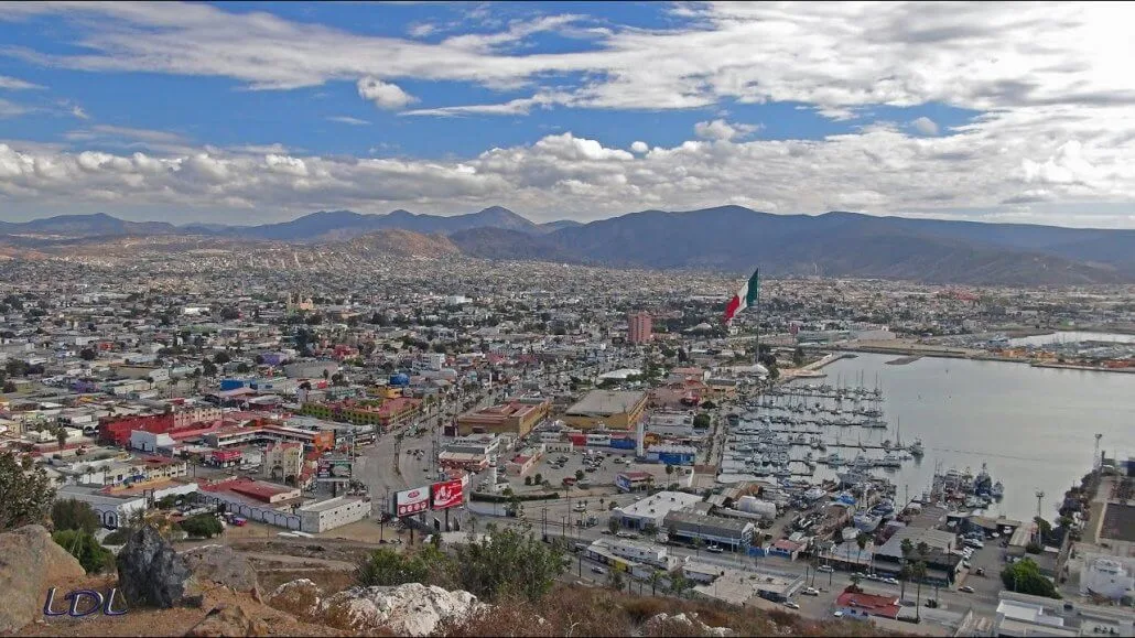 Aerial view of Ensenada