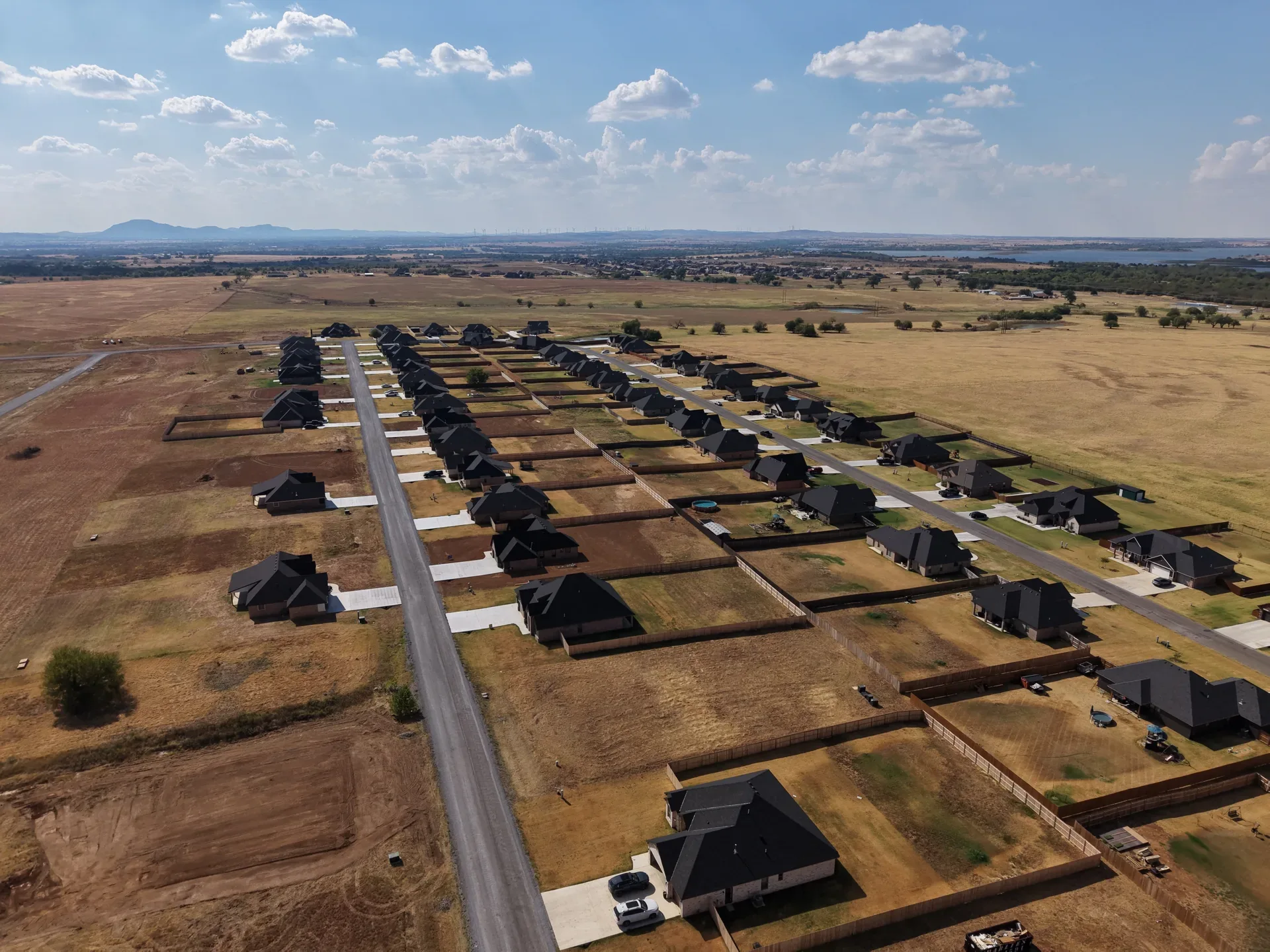Aerial view of the Legacy Creek Estates neighborhood feature home at 5873 NE Minnow Ln in Elgin