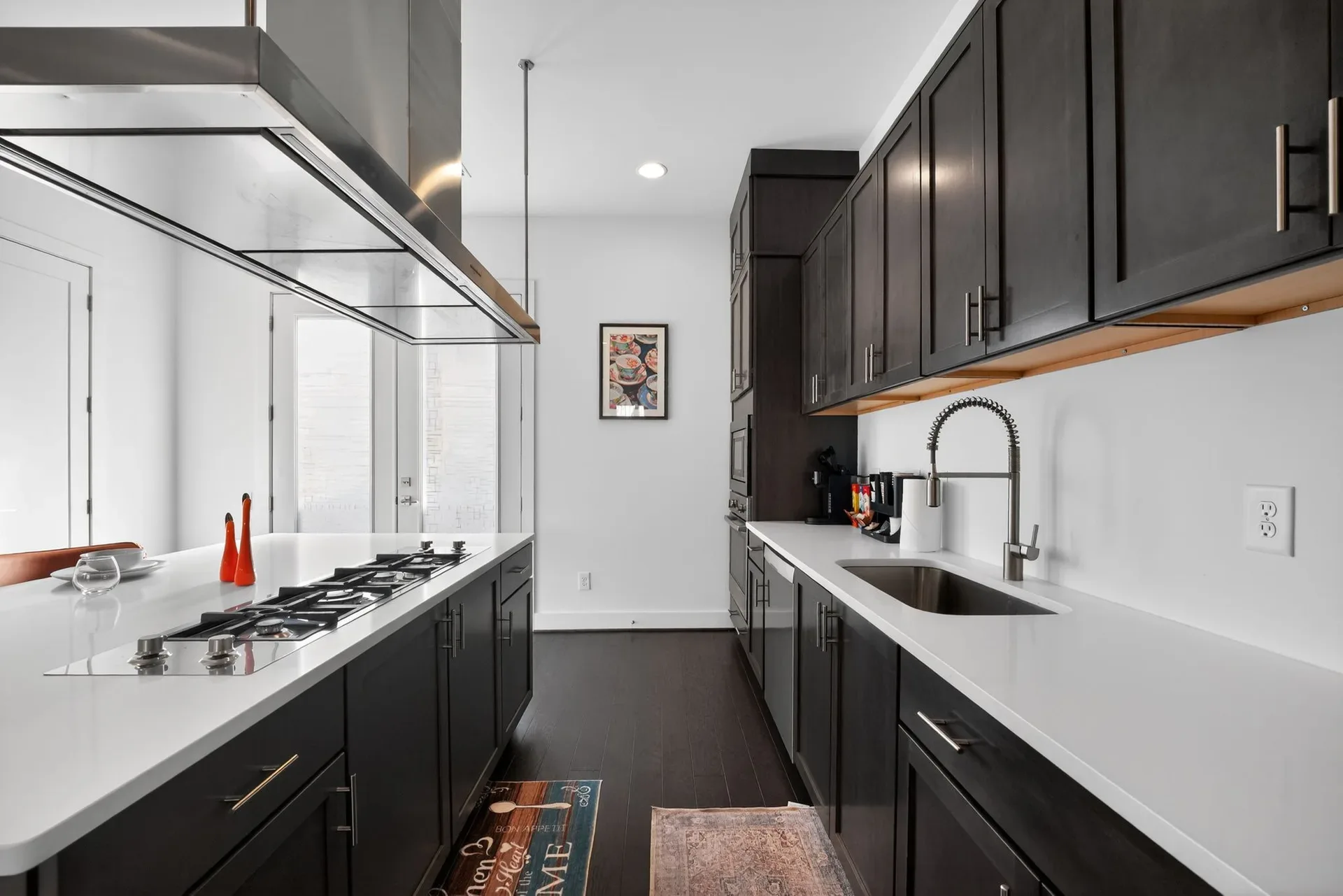 The prep galley at 241 Maynard Terrace