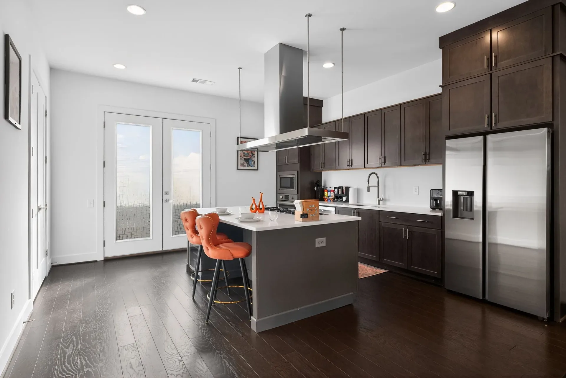 Kitchen with island fixings at 241 Maynard Terrace