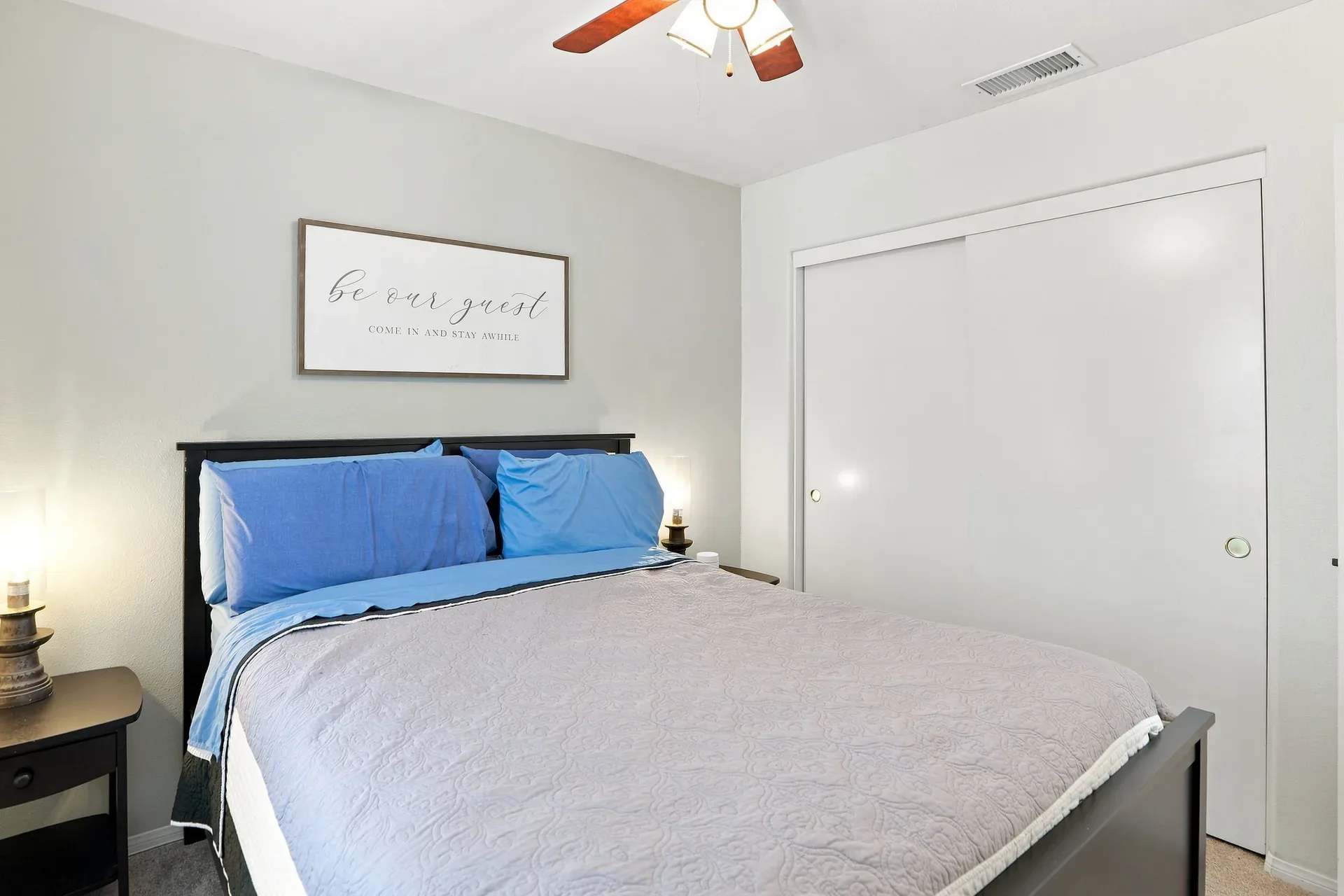 Secondary bedroom interior in the 28282 Cedar Lane home in Saugus