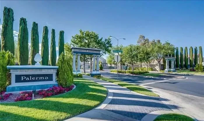 Palermo neighborhood entrance in Seven Hills, Henderson, Nevada