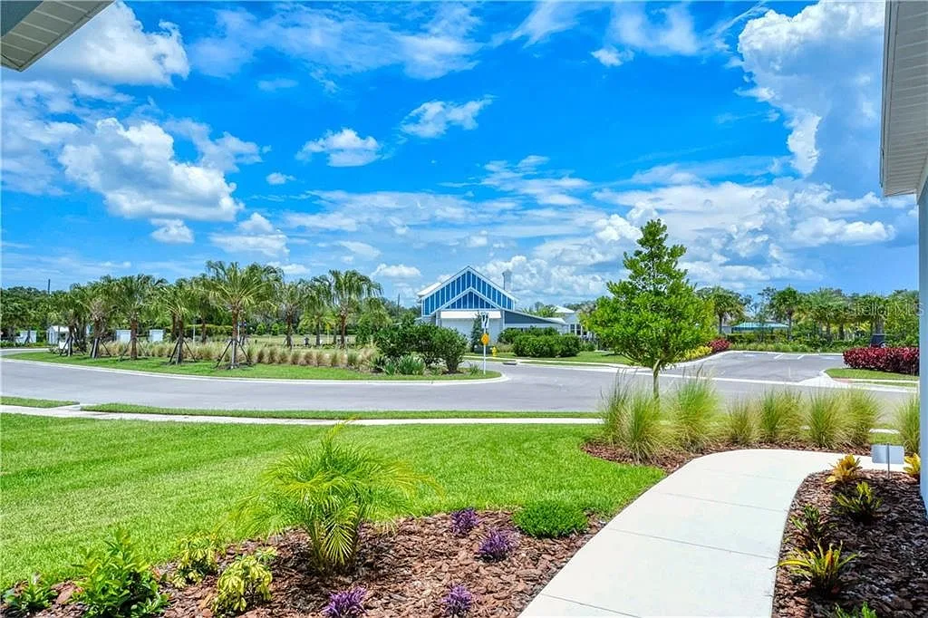 A streetscape in the Canoe Creek community of Parrish, Florida