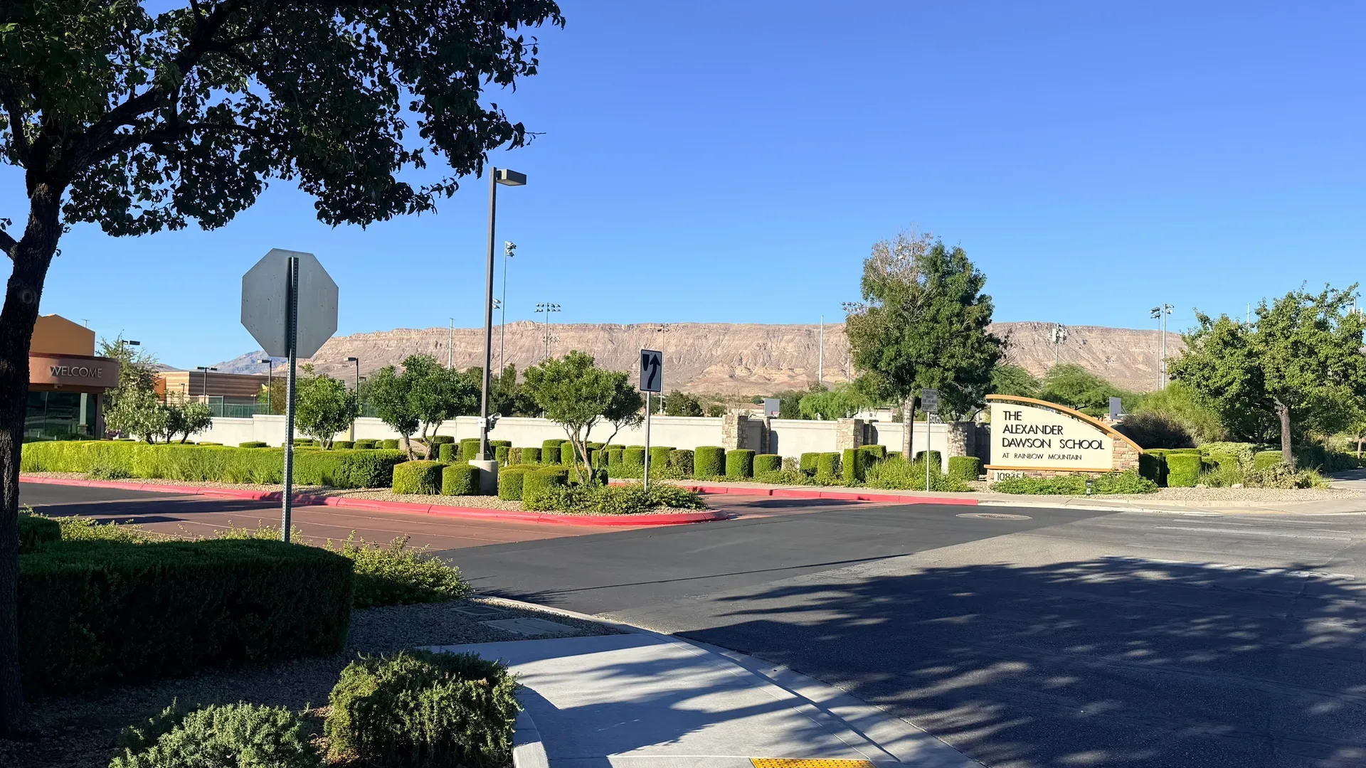 Alexander Dawson School entrance in Summerlin