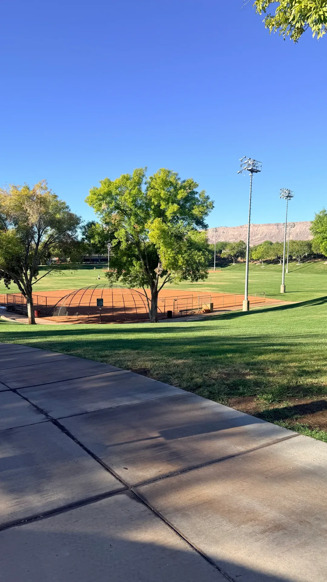 Community baseball field at a Summerlin park