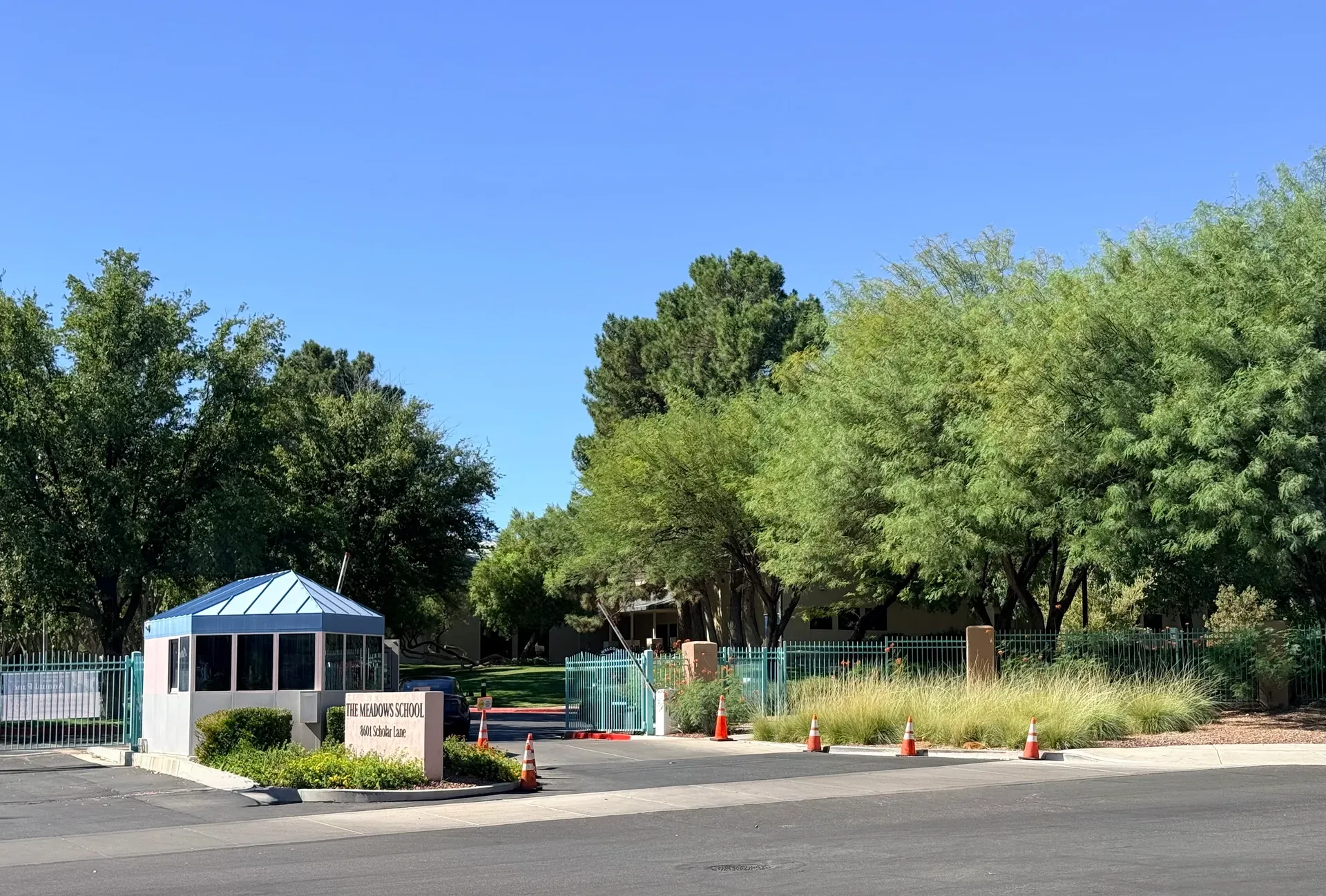 The Meadows School entrance in Summerlin