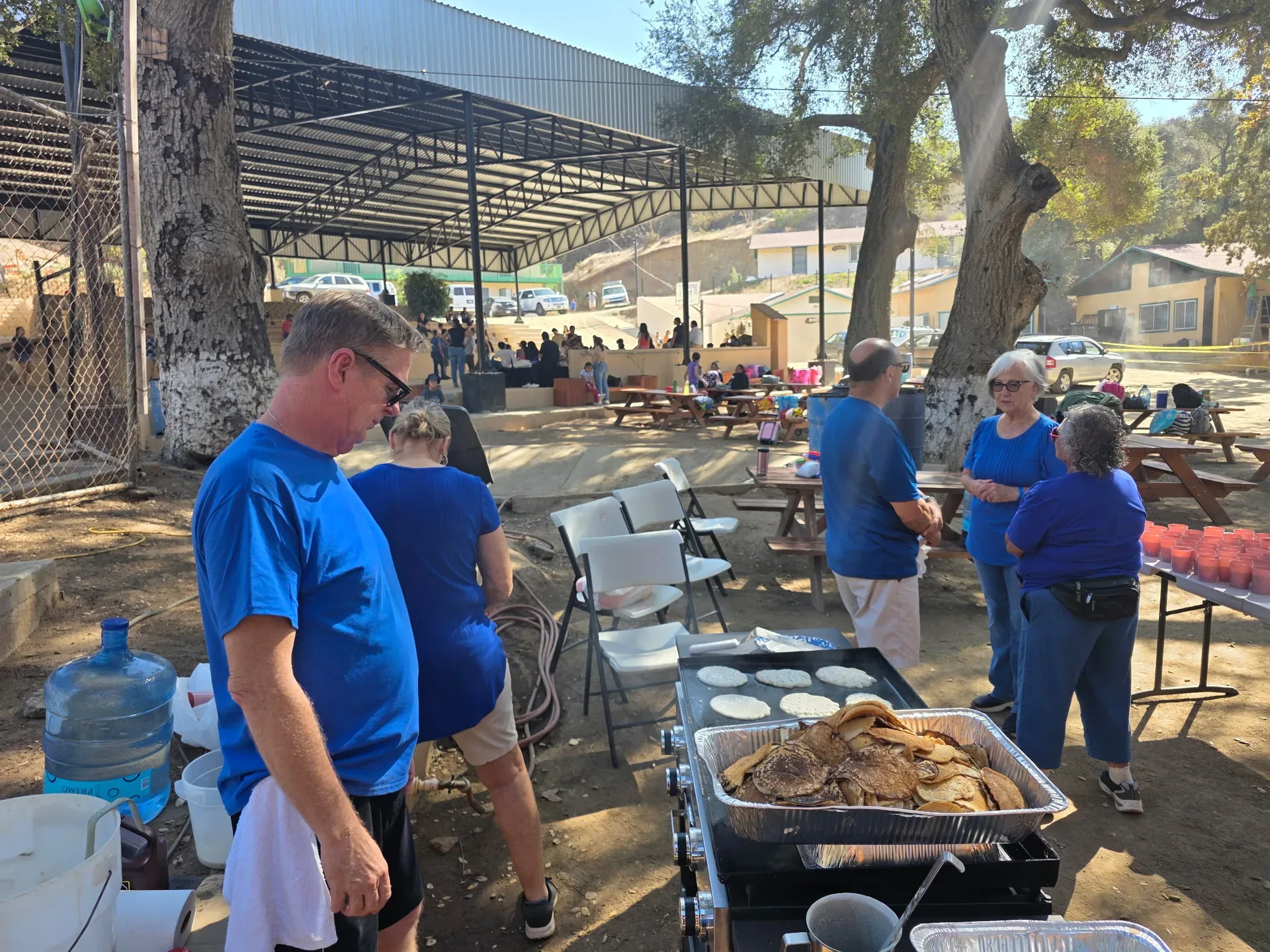 A great outreach for our friend Brenda, with breakfast and lunch served at her yearly gathering